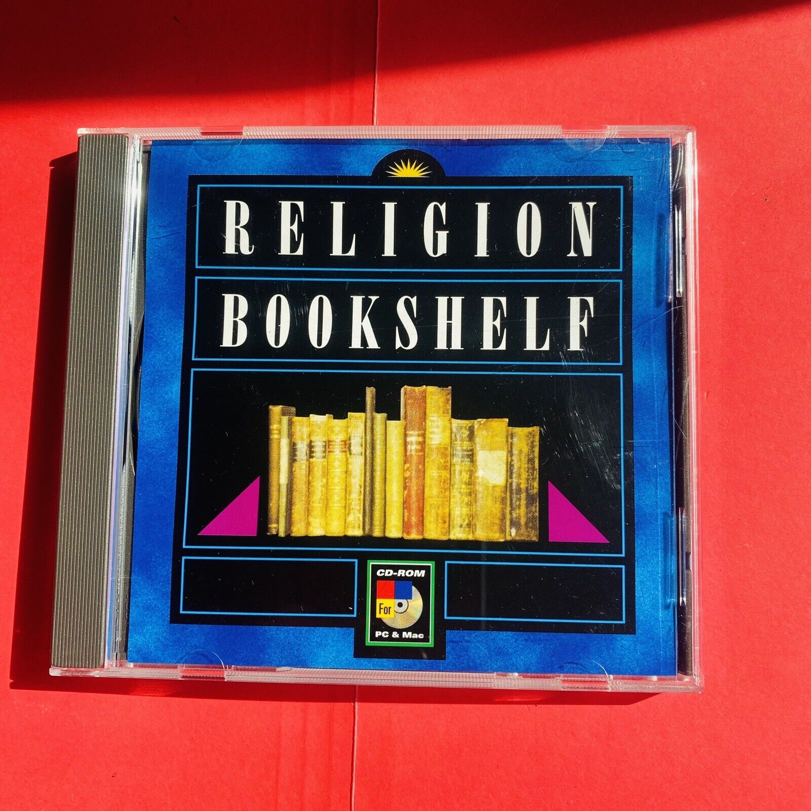 Religion BookShelf CD Rom PC Mac 1995 BeachWare King James Bible Quran B Of M