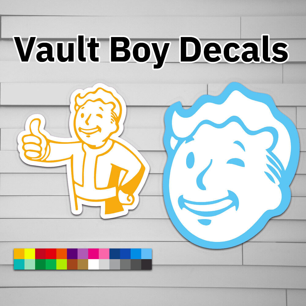 Vault Boy Vinyl Decal (Sticker, Car laptop window tumbler water bottle) fallout
