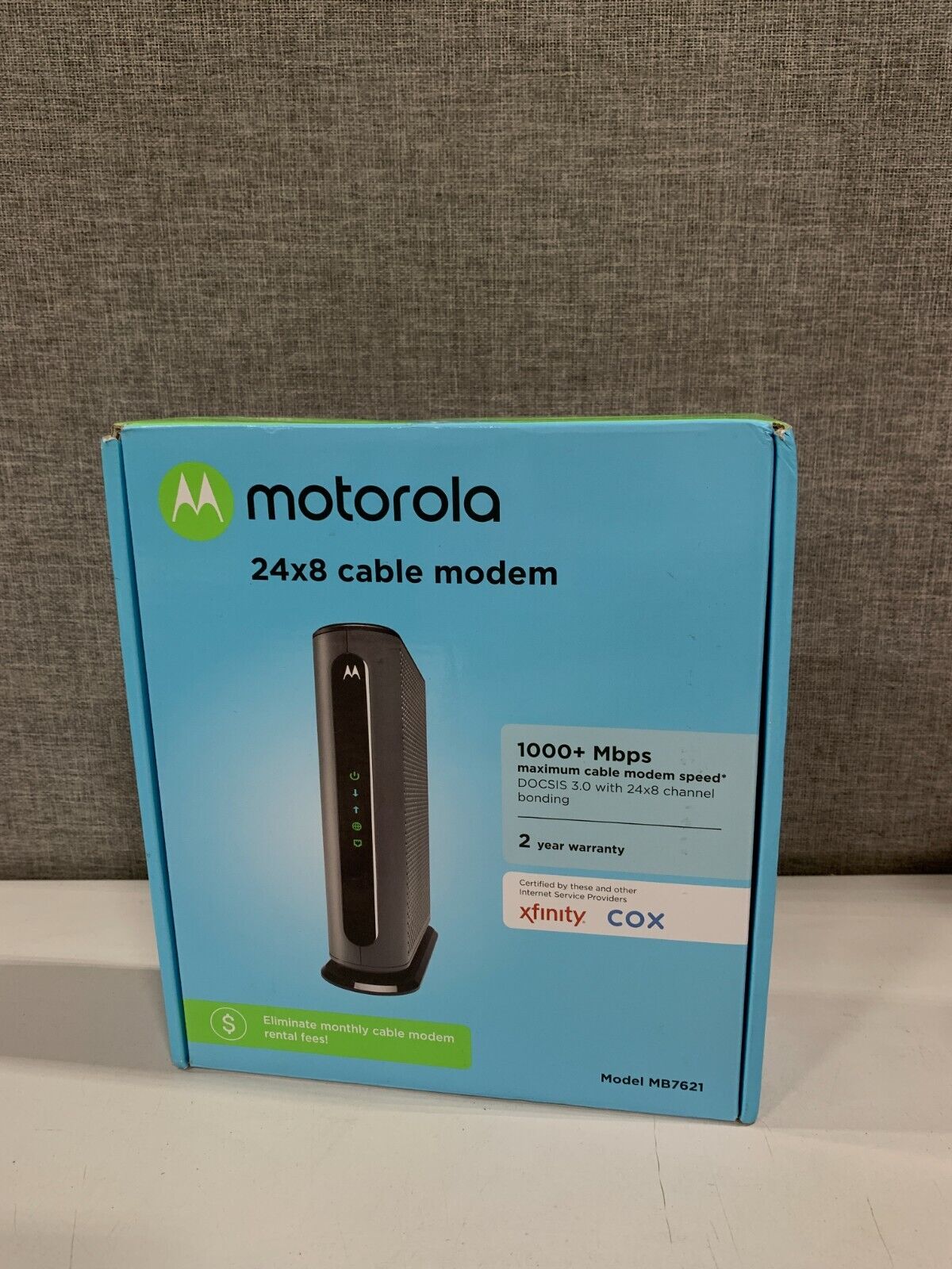 Motorola MB7621 24x8 Cable Modem (1000+ Mbps)