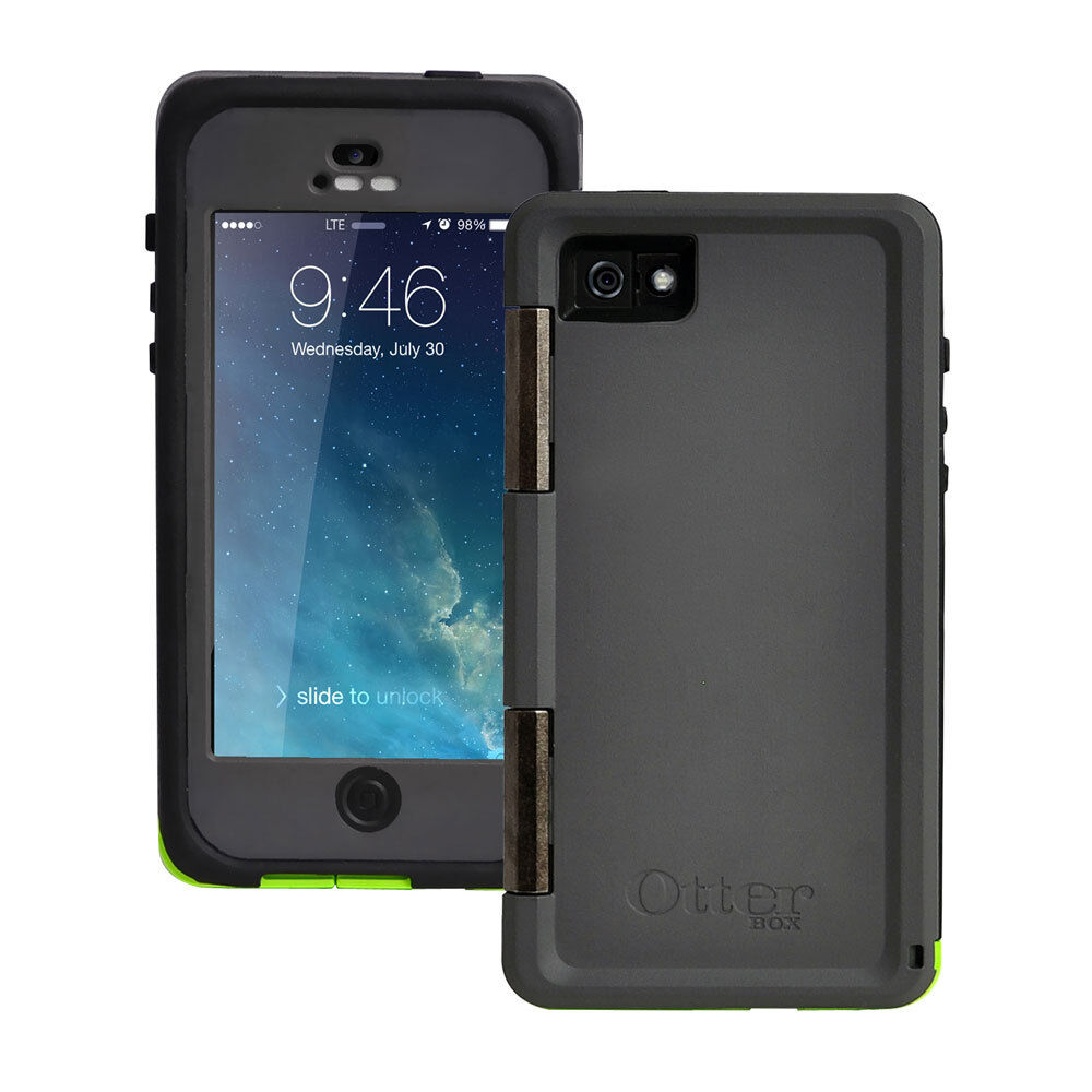 New Otterbox Armor Series Waterproof Phone Case For Apple iPhone 5/5S/SE Green