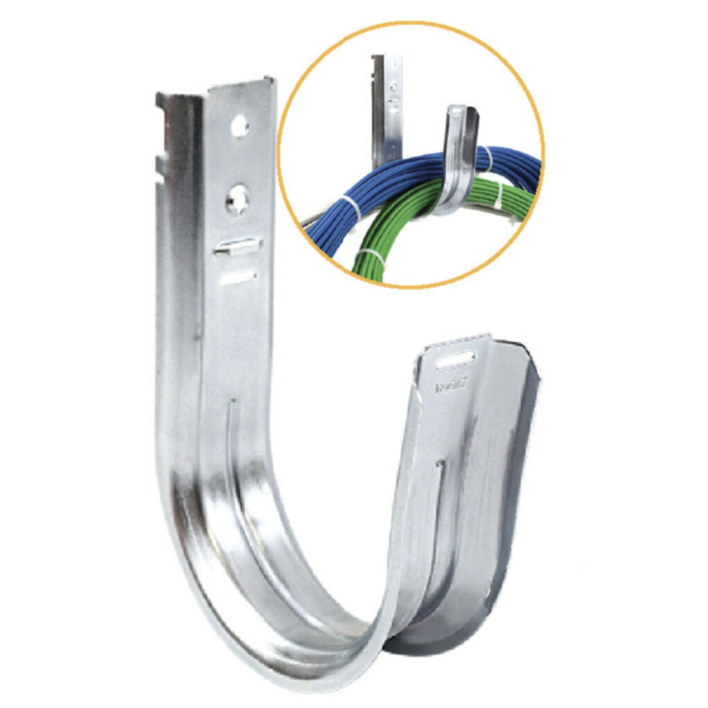 4inch J-Hook Cable Support  18 gauge galvanized steel  Set of 25pcs