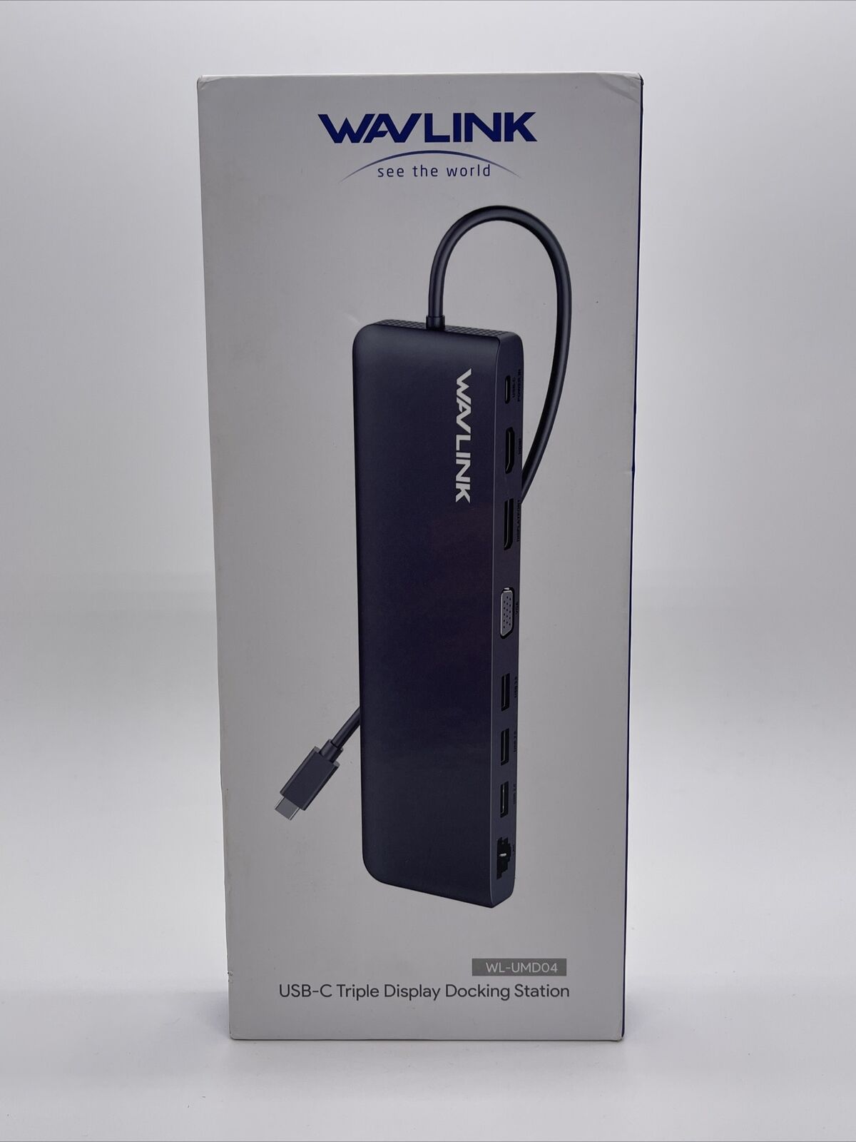 WAVLINK 12 in 1 4K UHD Type C Hub USB3.0 HDMI VGA PD Adapter Station Black New