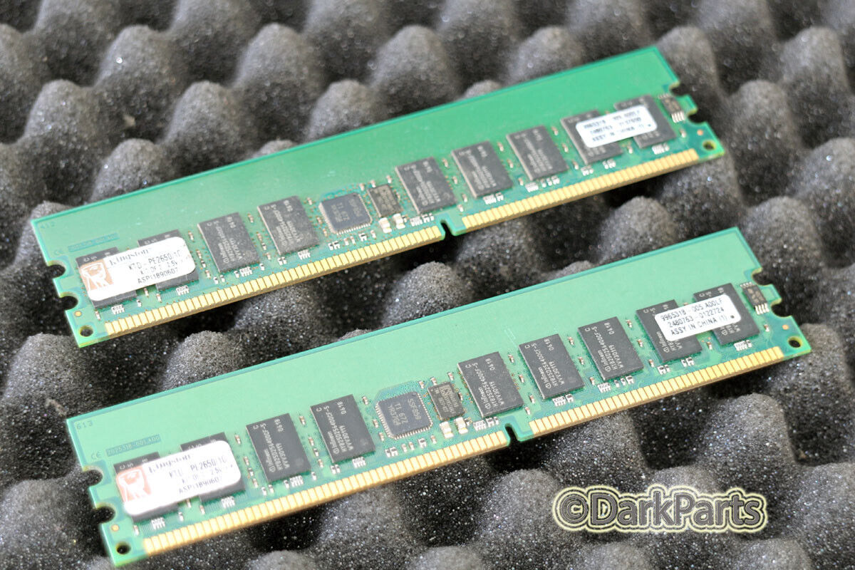 Kingston KTD-PE2650/1G 1GB Memory RAM Kit 2X512MB