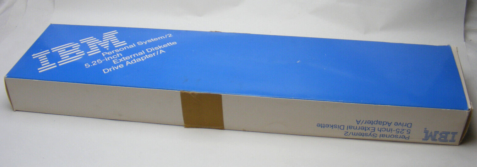 Vintage IBM Personal System/2 5.25-inch External Diskette Drive Adapter In Box