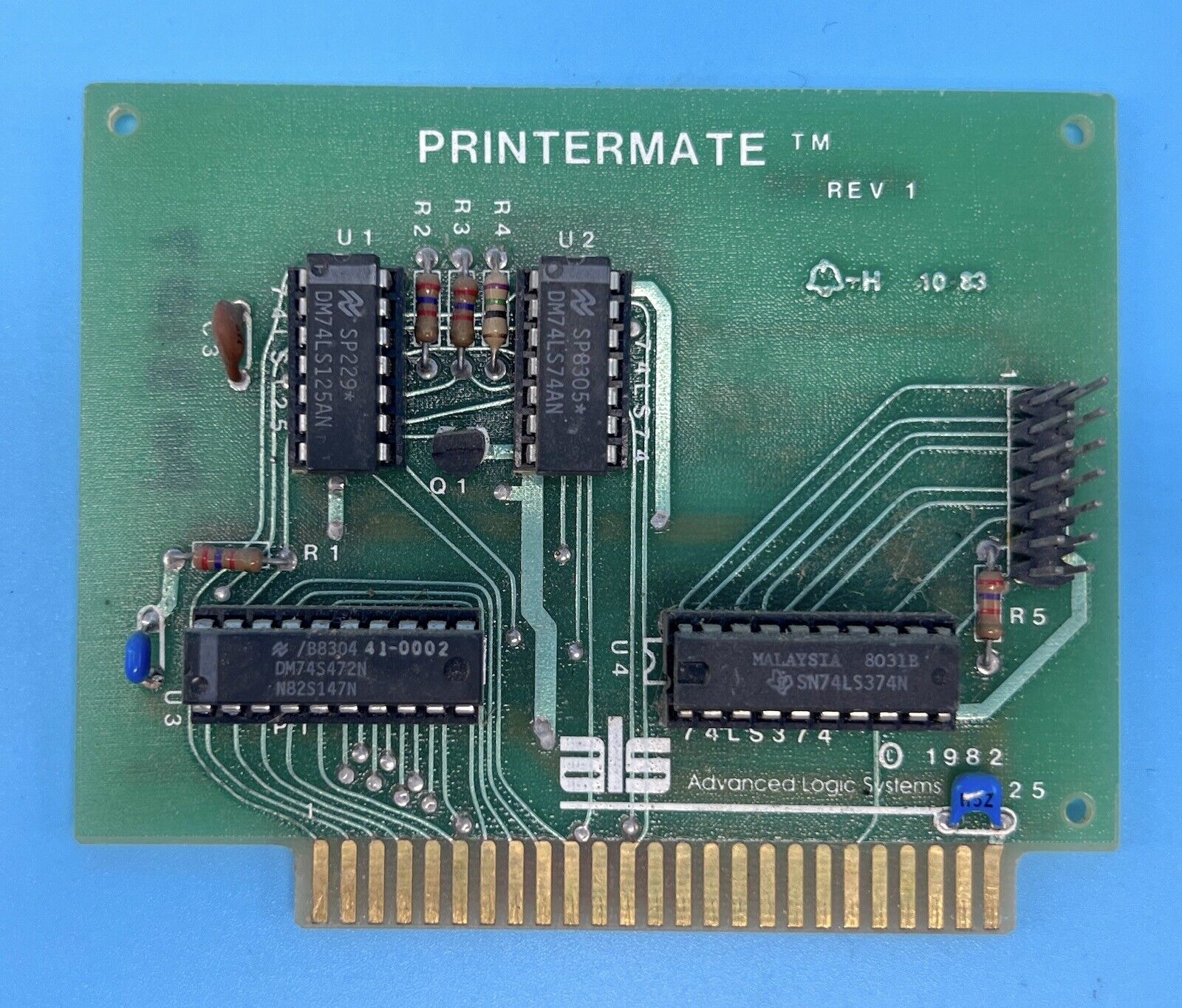 PrinterMate Parallel Interface From ALS Advanced Logic Systems For Apple II