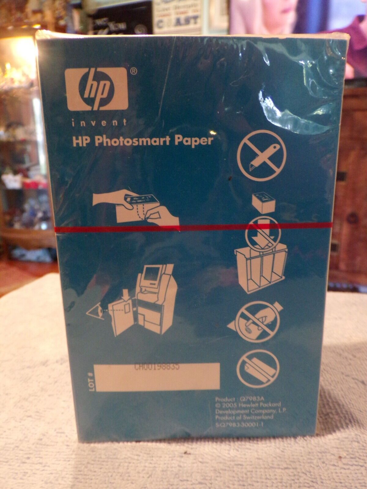 NEW Sealed Package HP PHOTOSMART PAPER 4 x 6 Q7983A 100 sheets GG