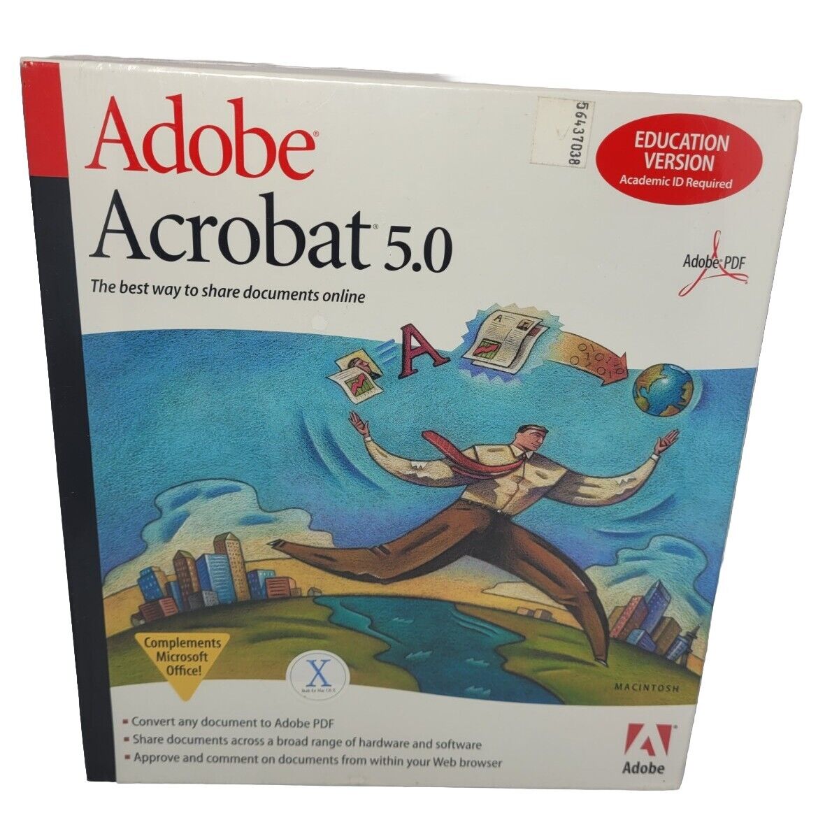 Adobe Acrobat 5.0 Education Version Full Version for MACINTOSH Sealed
