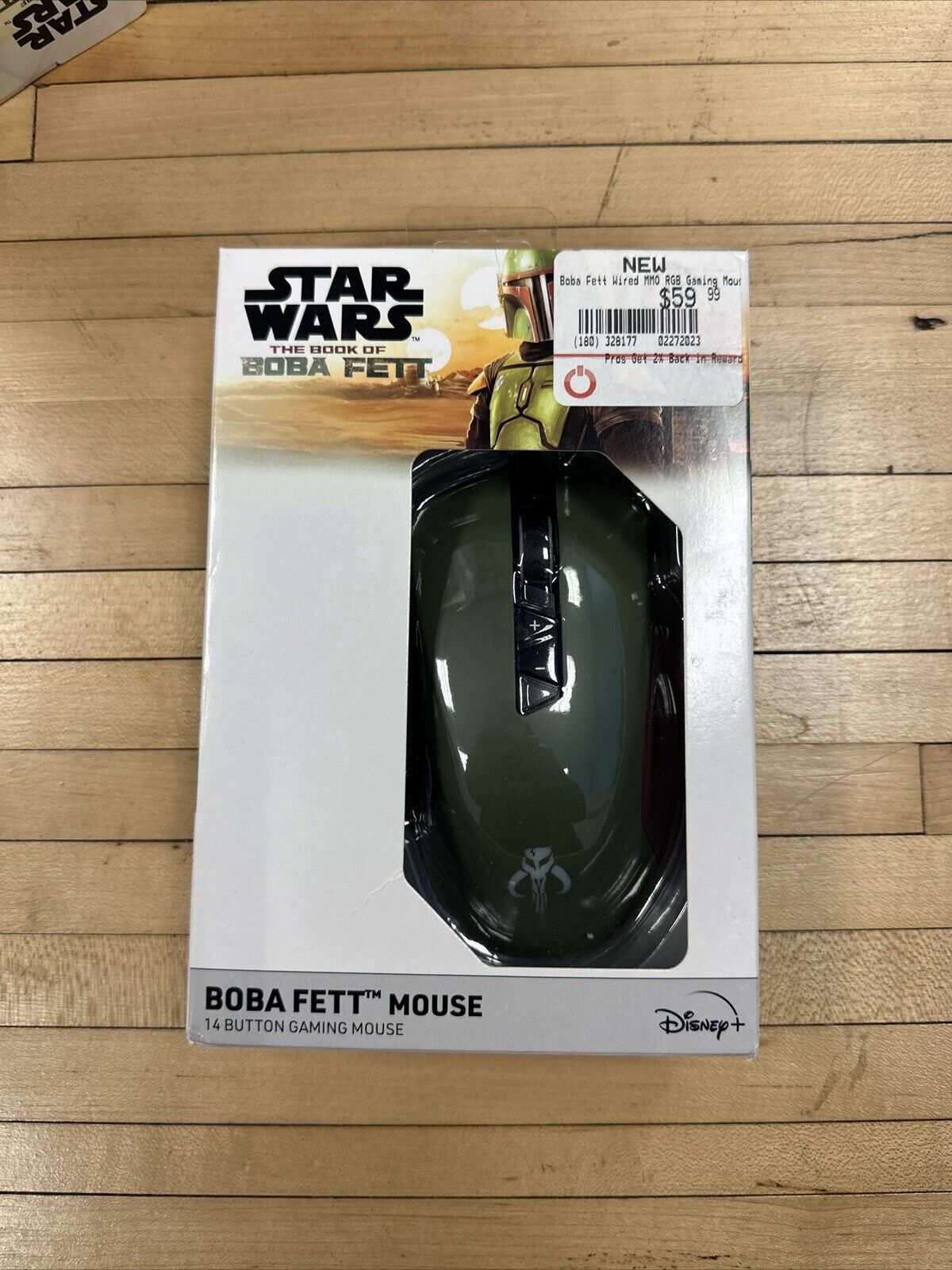 Star Wars The Book Of Boba Fett 14 Button Wired Gaming Mouse 