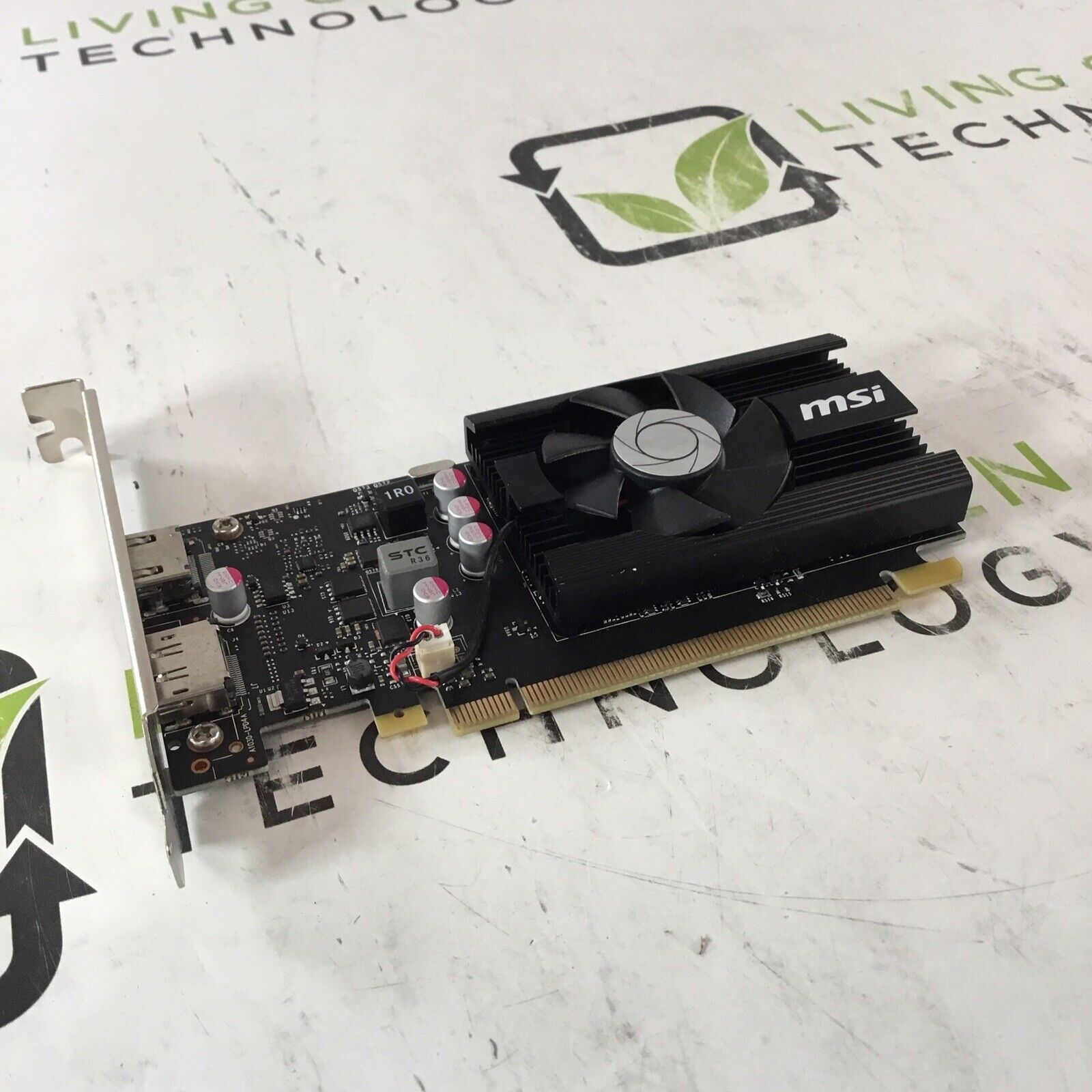 MSI GeForce GT 1030 2GD4 LP OC DDR4 Graphics Card High Profile *USED*