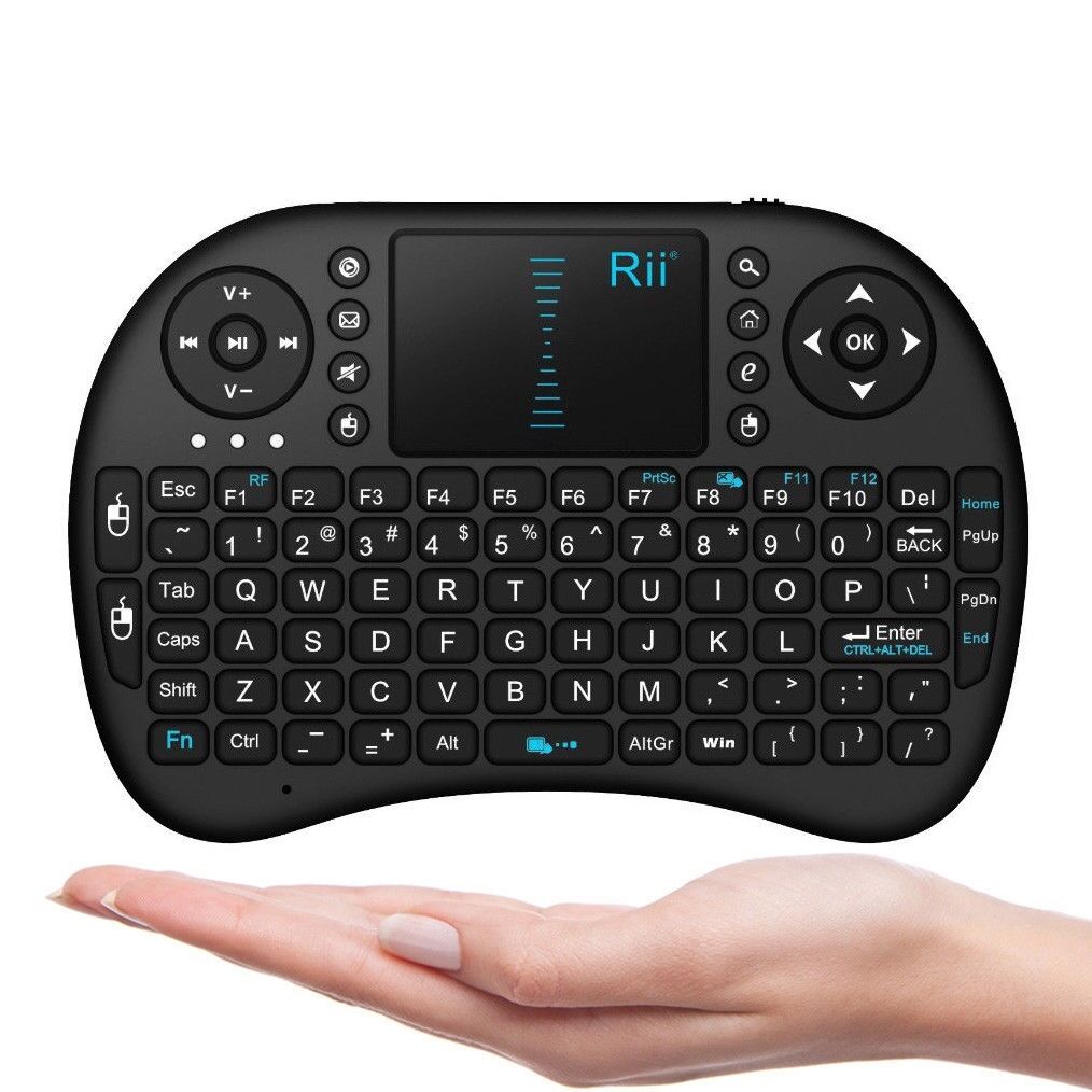 Rii i8 Mini 2.4Ghz Wireless Keyboard Touchpad With Mouse For PC PS4  Smart TV