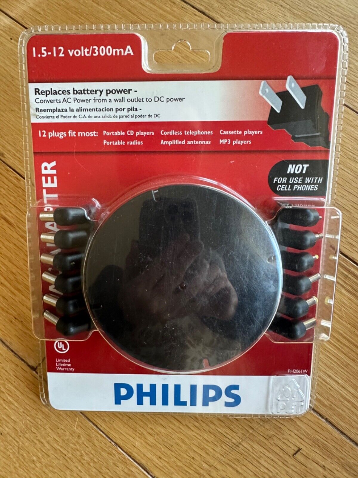 PHILIPS PH2061W Universal AC Adapter new in the package/not for cell phones