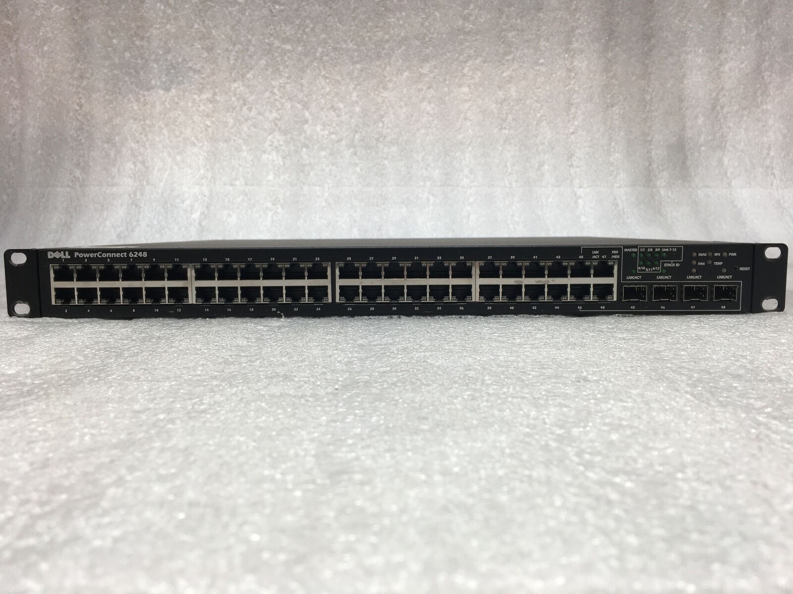 Dell PowerConnect 6248 48 Port Gigabit Ethernet Network Switch Managed, Reset