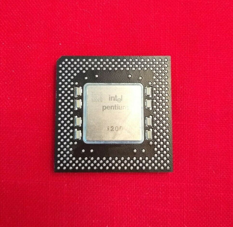 Intel Pentium Non-MMX SL24Q 200 MHz  200MHz 66M Socket 7 CPU ✅ Rare Vintage
