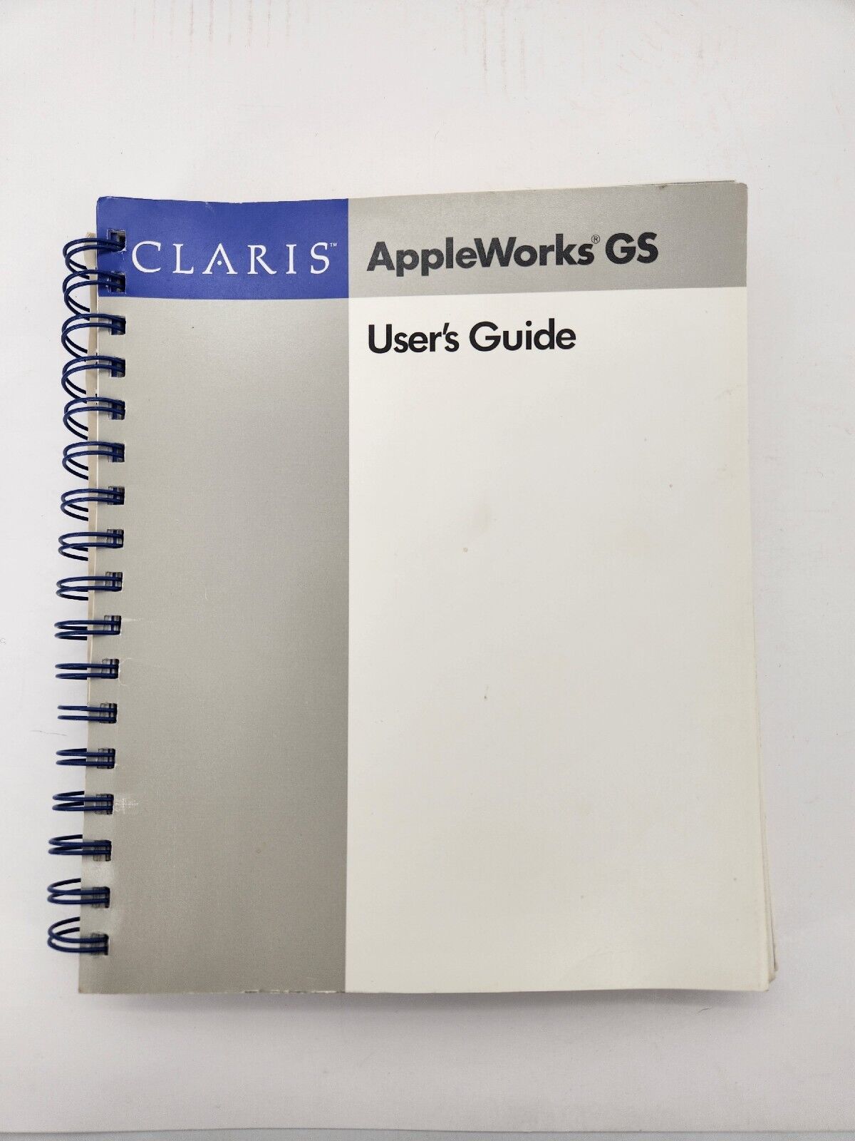AppleWorks GS Manual CLARIS Apple Computer Rare User\'s Guide Vintage 1988 Manual
