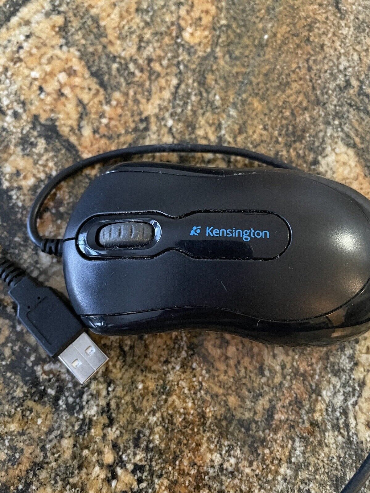 Vintage Kensington Slim M01215 Gaming Trackball Mouse USB Wired Optical K72356