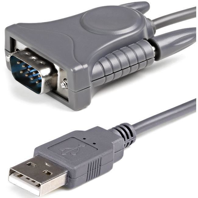 StarTech.com USB to Serial Adapter - 3 ft - 1m - with DB9 to DB25 Pin Adapter - 