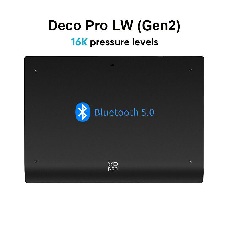 XP-Pen Deco Pro LW Gen2 Bluetooth Graphics Drawing Tablet 16384 Refurbished