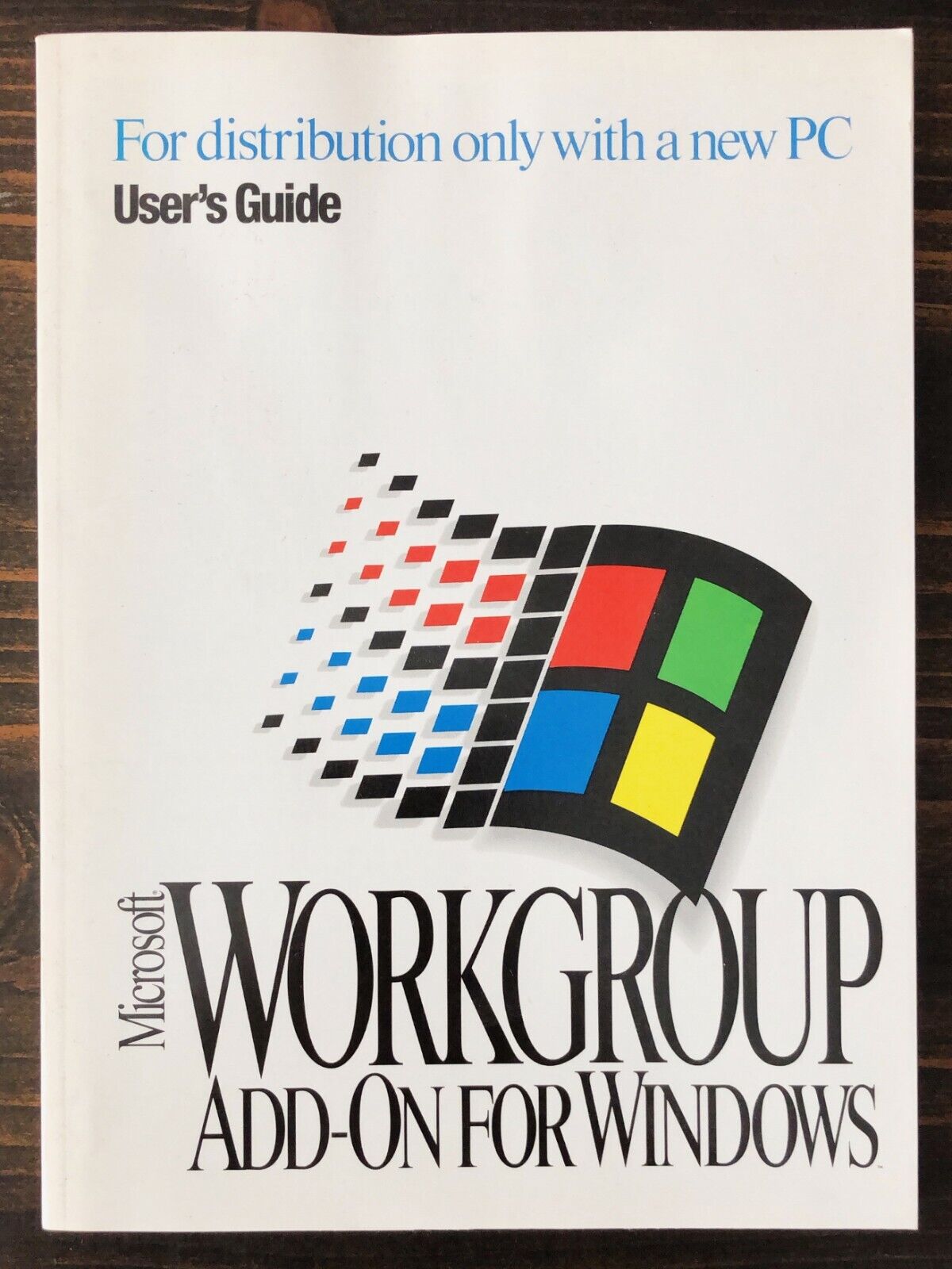 Microsoft Workgroup Add-On For Windows User\'s Guide (1993)