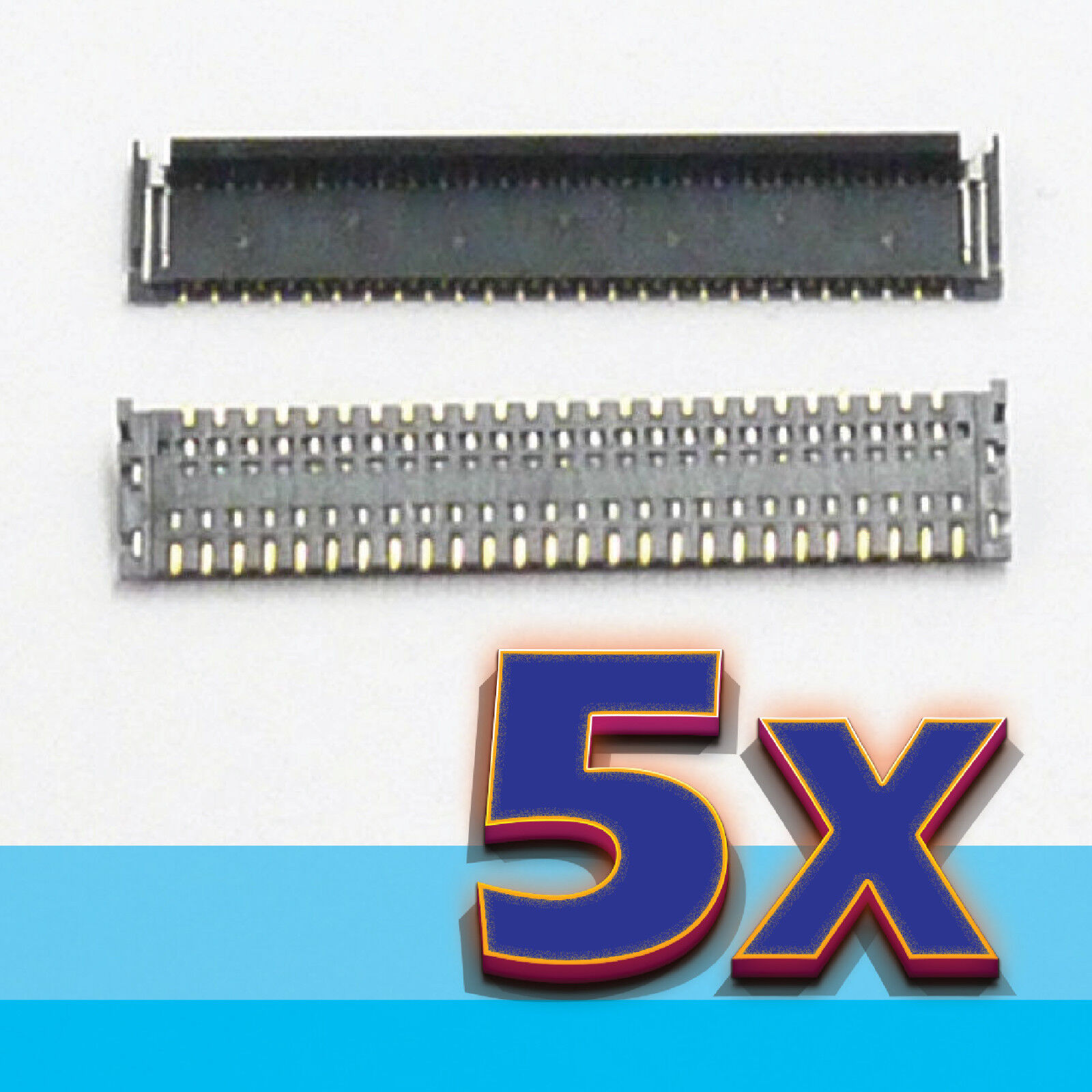 5 PCS NEW LCD LED Screen Display FPC Connector for iPad 4 A1458 A1459 A1460