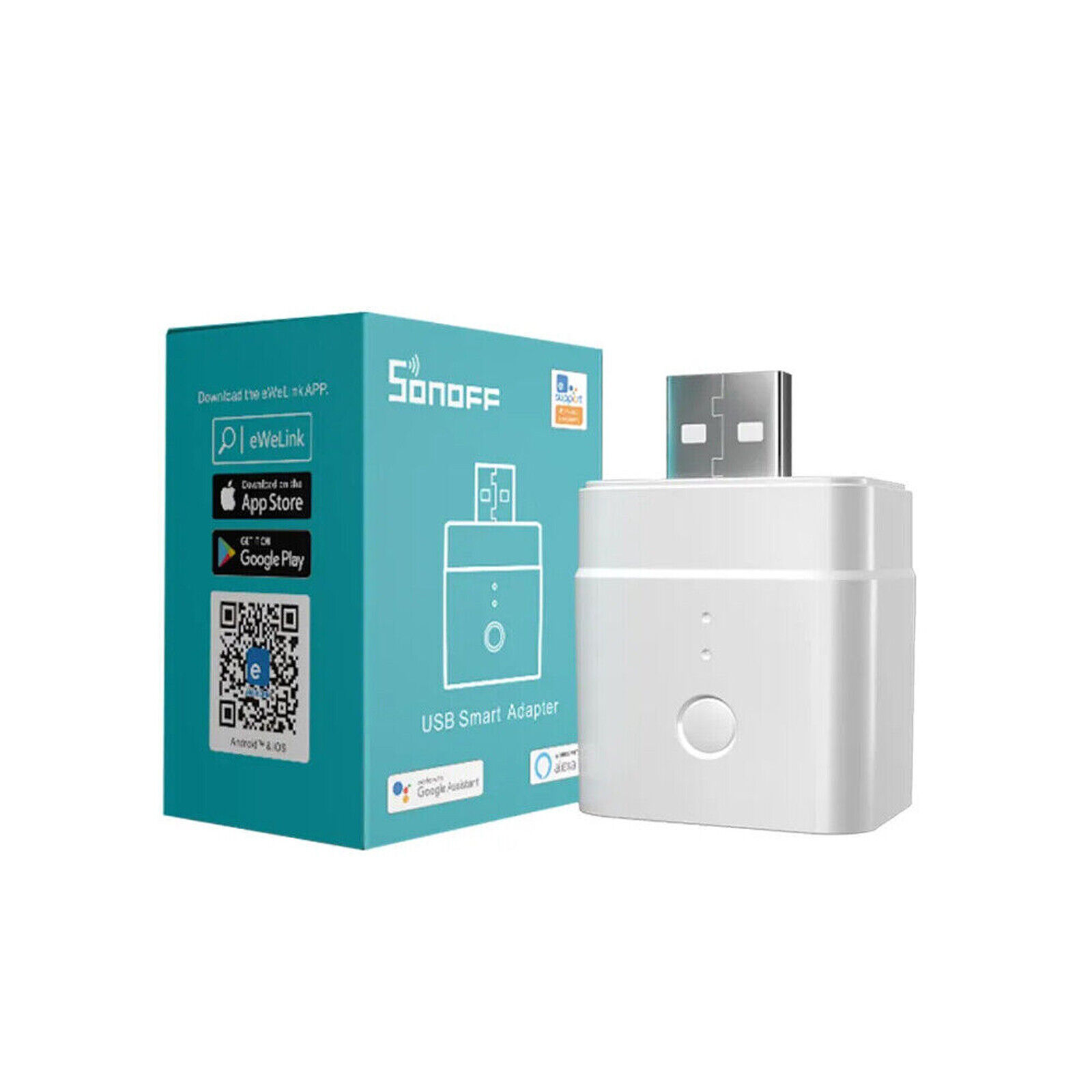 SONOFF Micro USB 5V Wireless Adaptor Smart USB Switch App Voice Control 1-5Packs