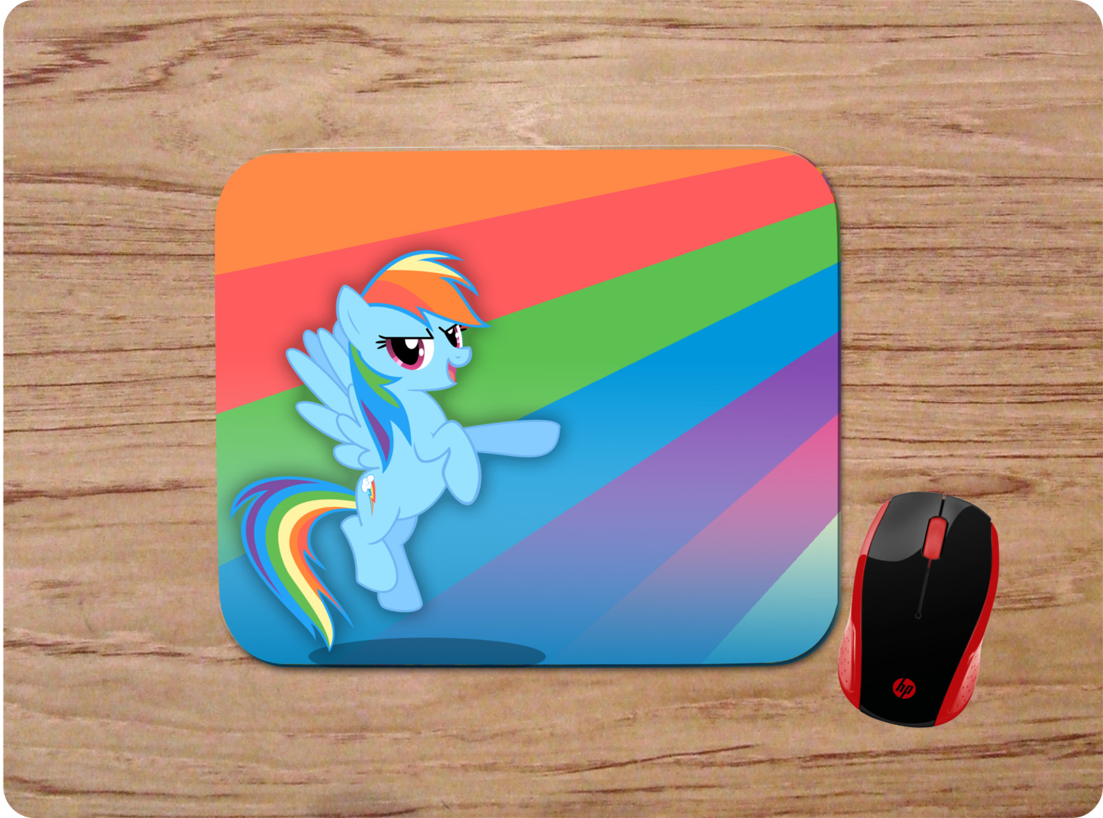 My Little Pony Rainbow Dash custom non-slip computer mouse pad home office gift
