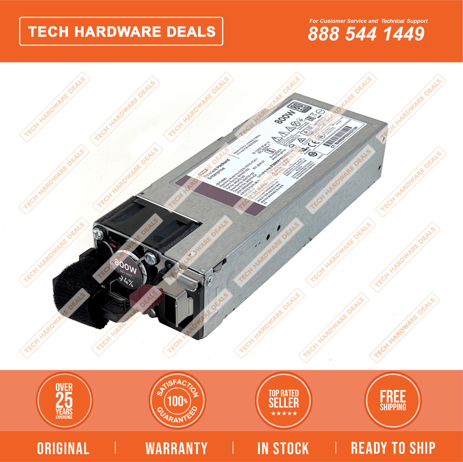 865414-B21    HPE 800W Flex Slot Platinum Hot Plug Low Halogen Power Supply Kit