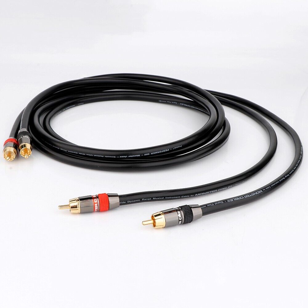 Pair Audio Cable Gold Plated RCA Plug Signal Line,CD Tube Amplifier Signal Cable