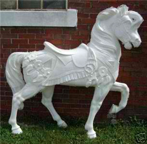 Unfinished full size PTC Stander Carousel Horse 62\