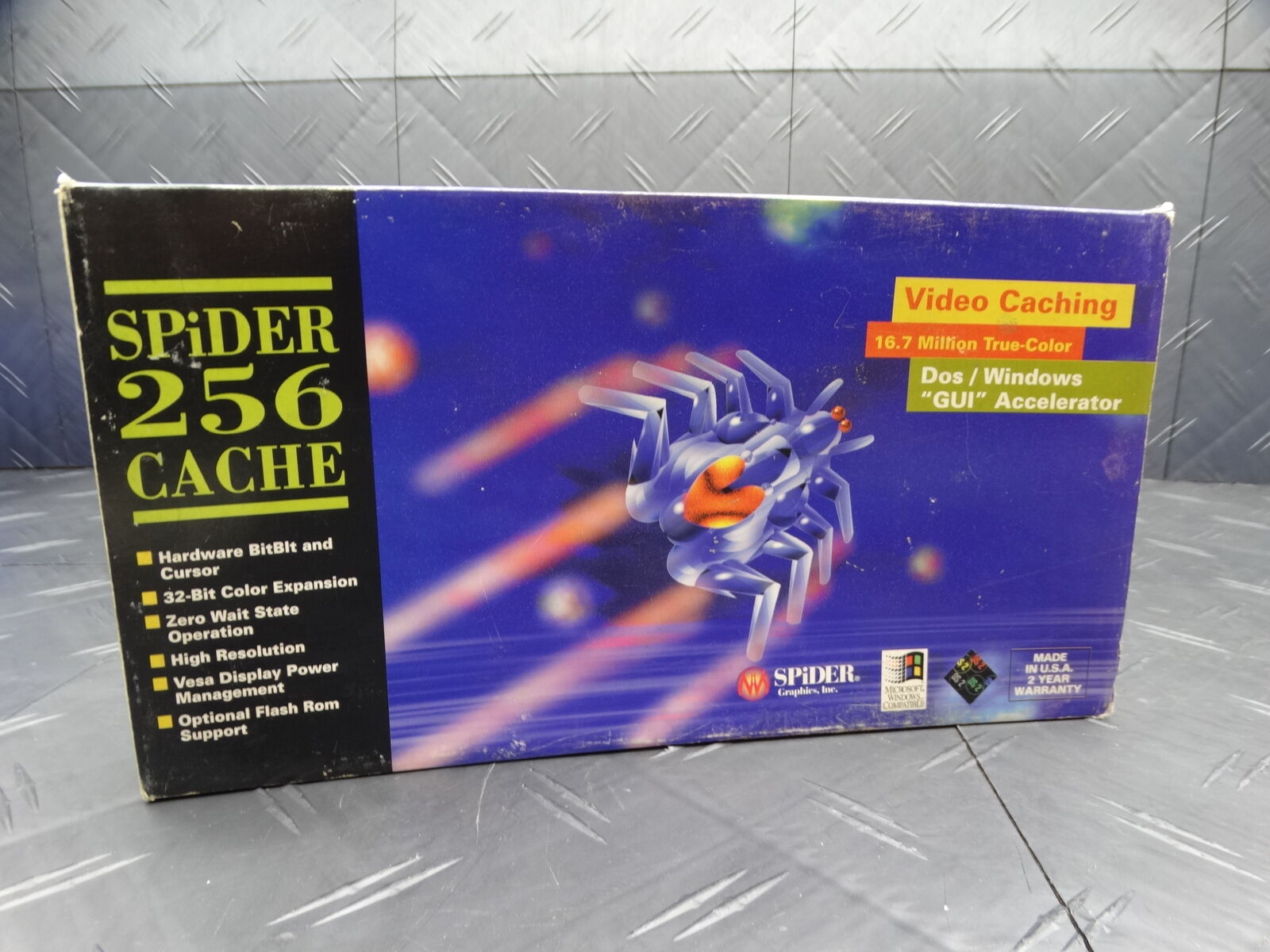 Spider 256 Video Cache GUI Accelerator for Windows IBM OS2 Mainframe Collection