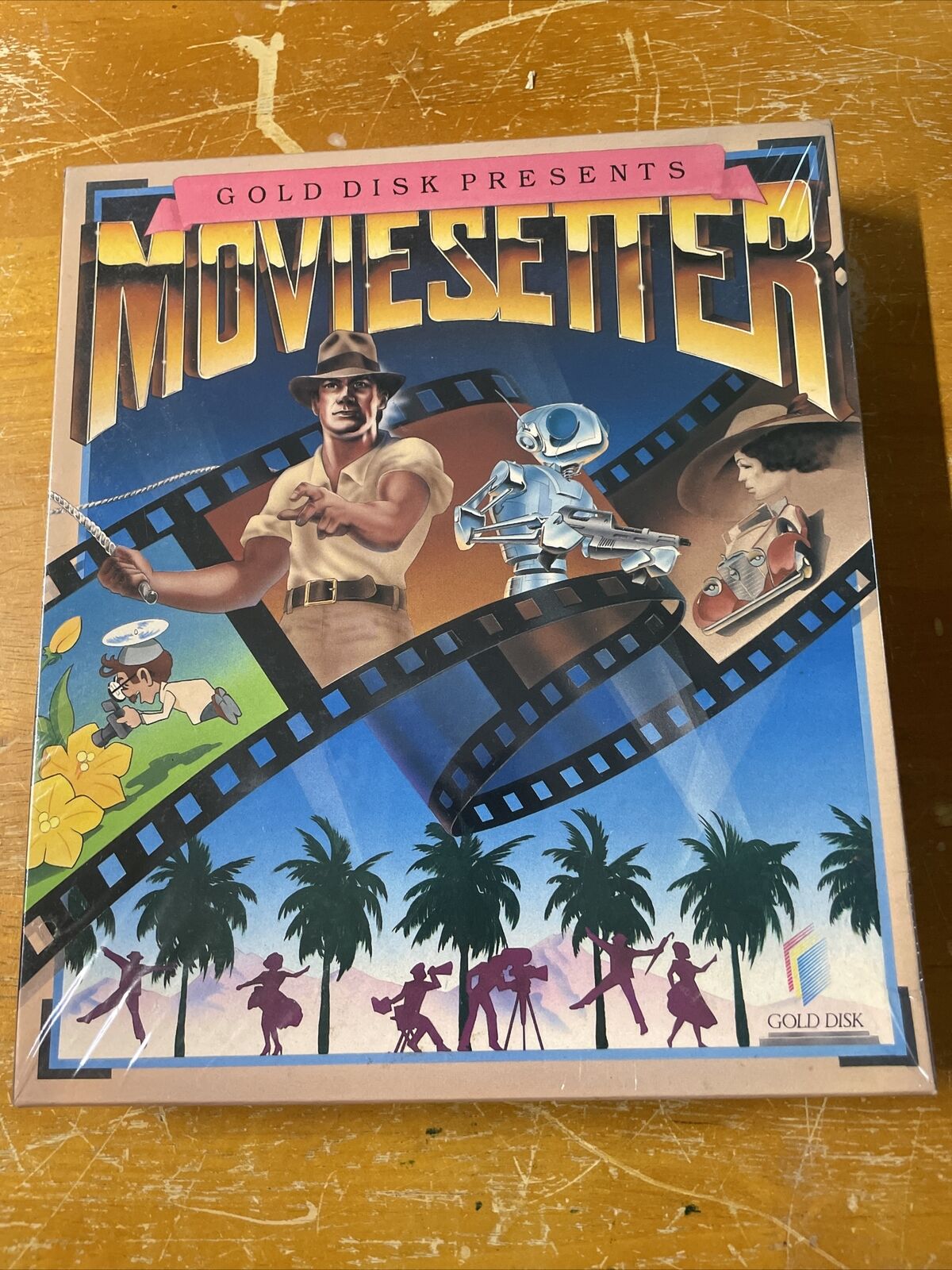 MovieSetter v1.0 ©1988 Gold Disk Inc for Commodore Amiga 500 1000 2000 3000 4000