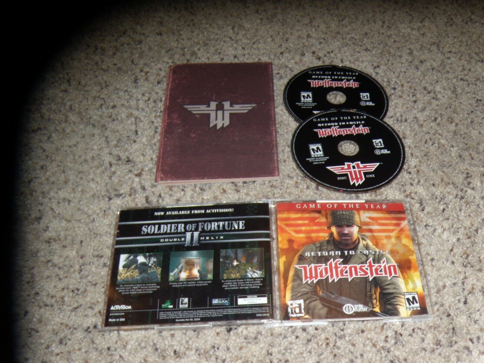 Return to Castle Wolfenstein Game of the Year (PC, 2002) with manual