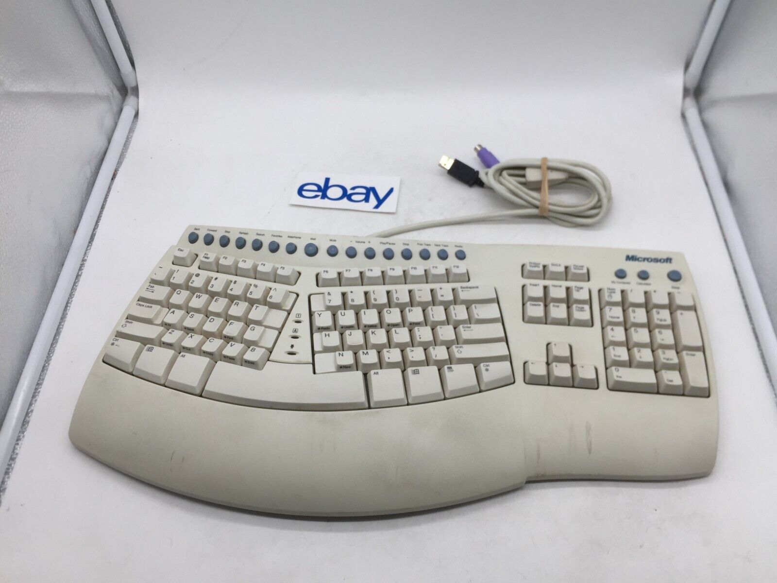 Vintage Microsoft Natural Keyboard Pro Wired USB Model RT9431 FREE S/H