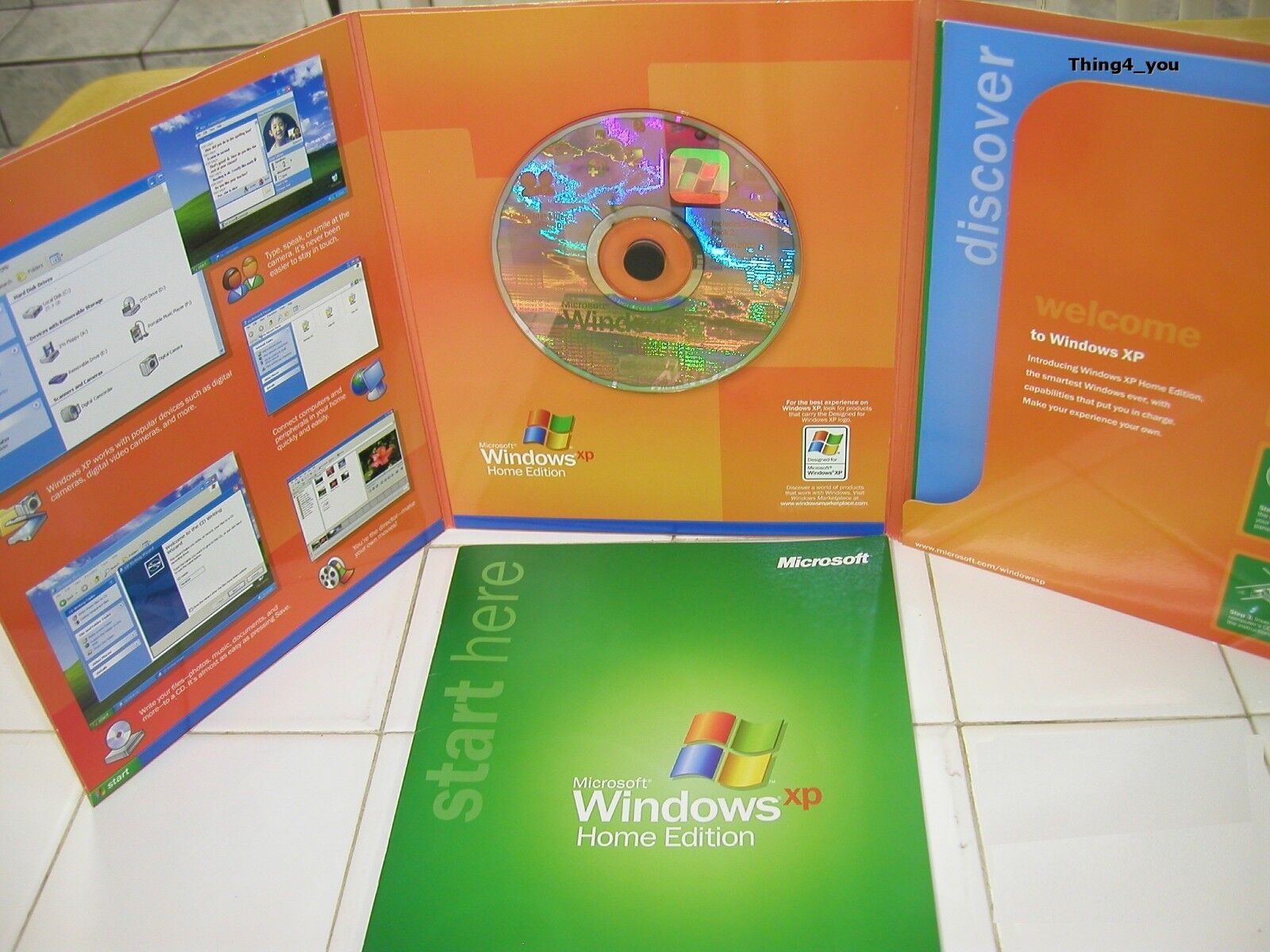 MICROSOFT WINDOWS XP HOME w/SP2 UPGRADE VERSION FOR 98/98SE/ME =NEW RETAIL=