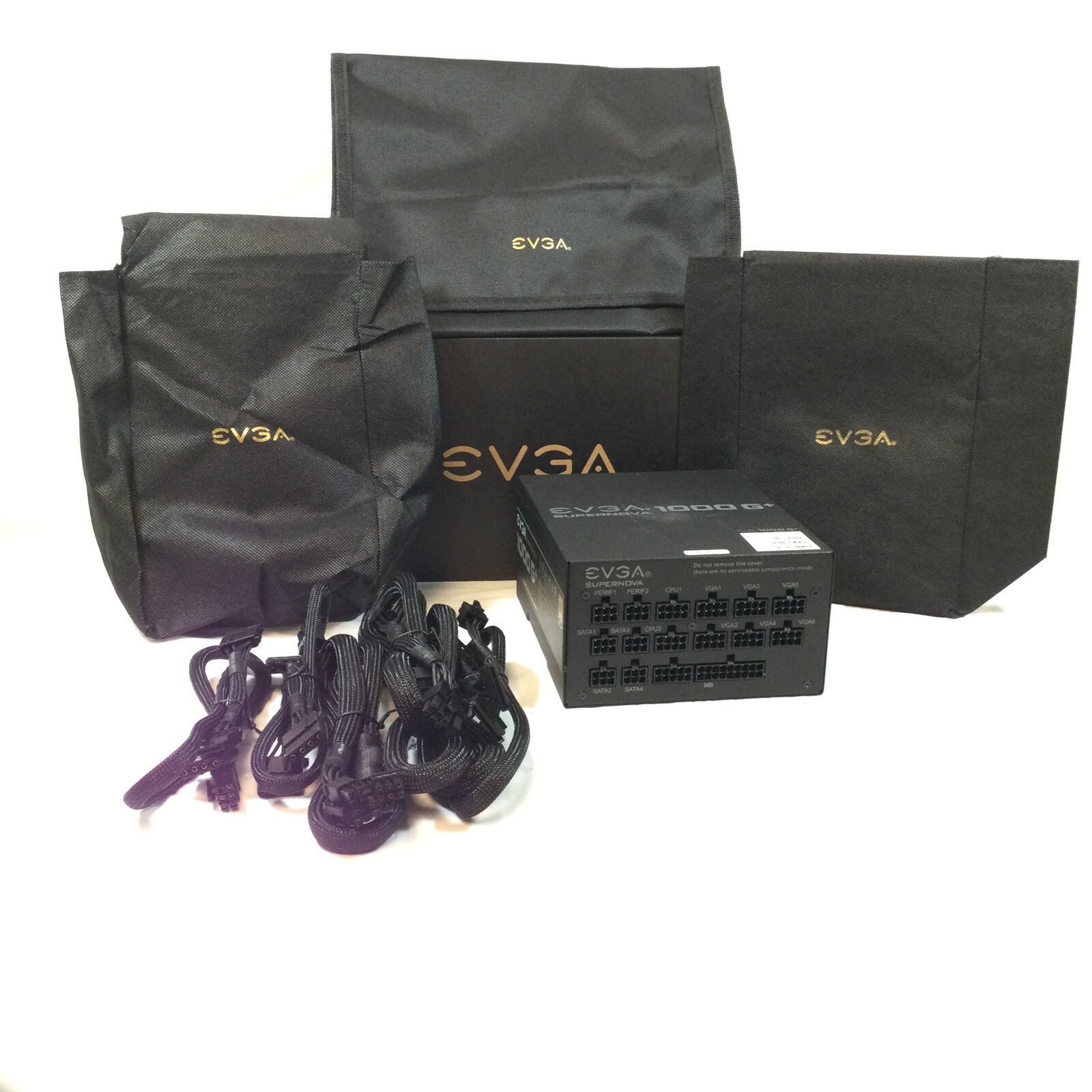 EVGA Supernova 1000 G+ Black 80 Plus Gold 1000W Fully Modular Power Supply Used