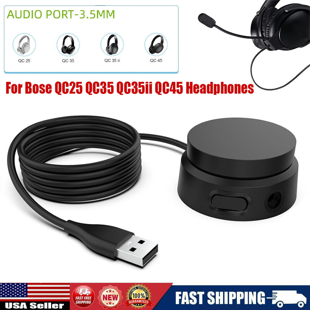 For Bose QC35 QC45/25 Headphones Volume Cycle USB Control Pod Volume Controller