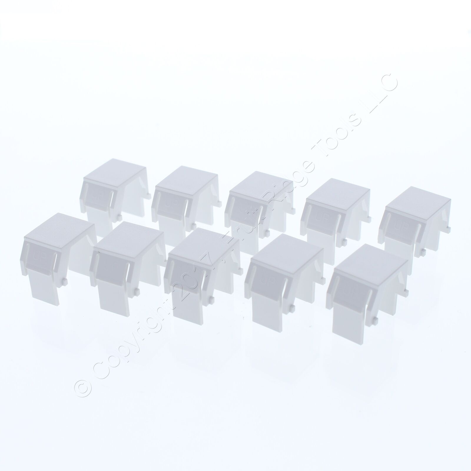 10 Legrand On-Q White Keystone Snap-In Blank Inserts Networking Filler WP3455-WH