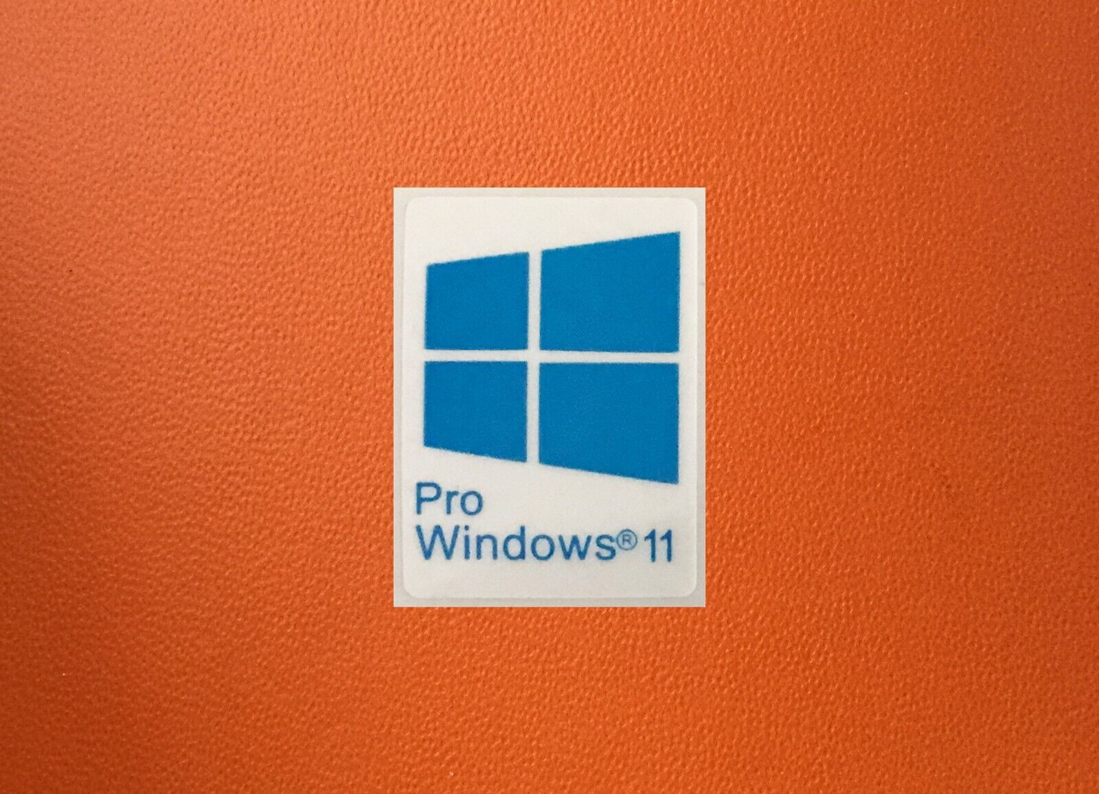 1 PCS for Window 11 Pro Blue Sticker Badge Logo Decal Cyan Color 22mm x 16mm