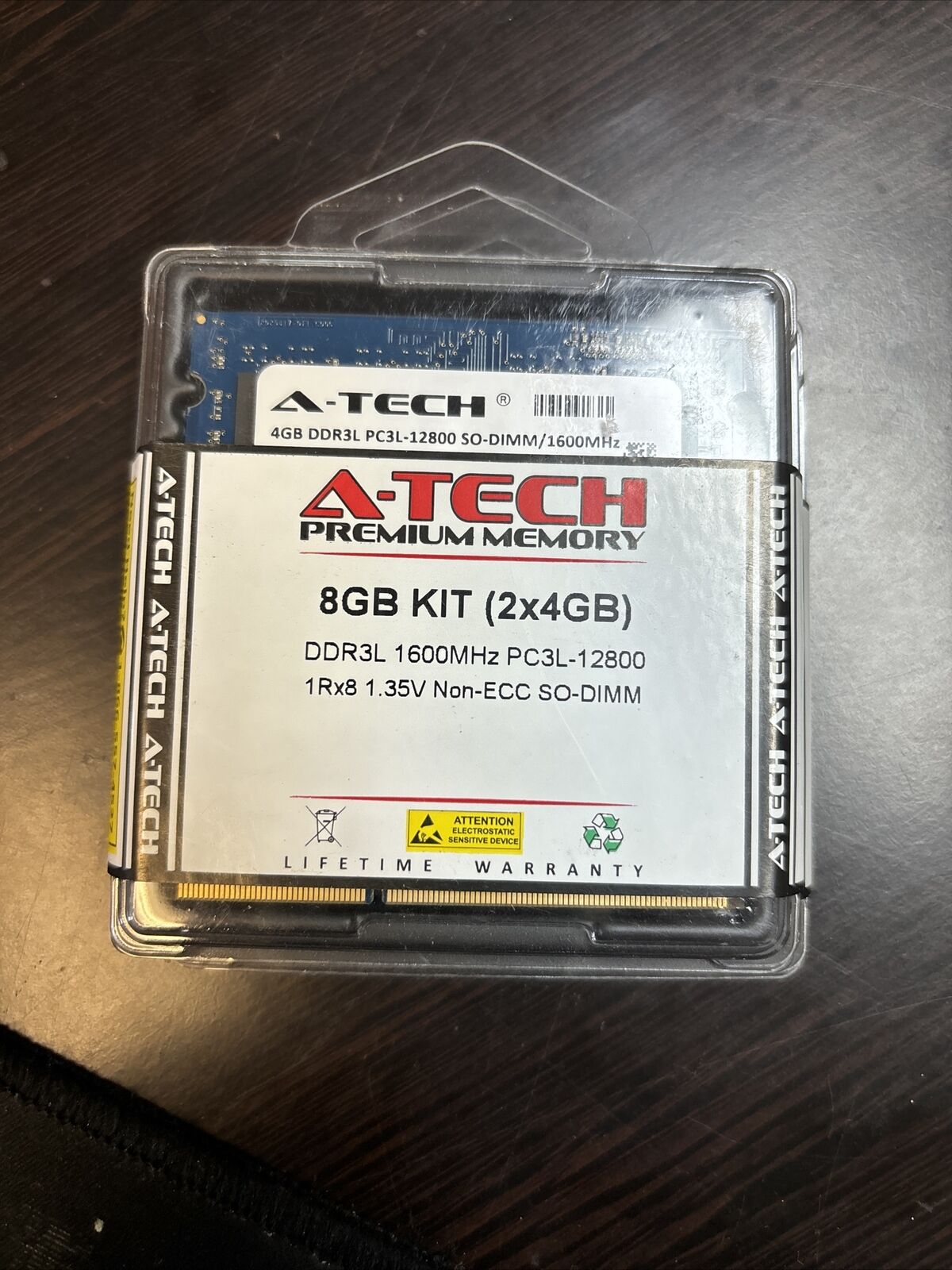 Atech DDR3L (2x4GB) LOT of 5