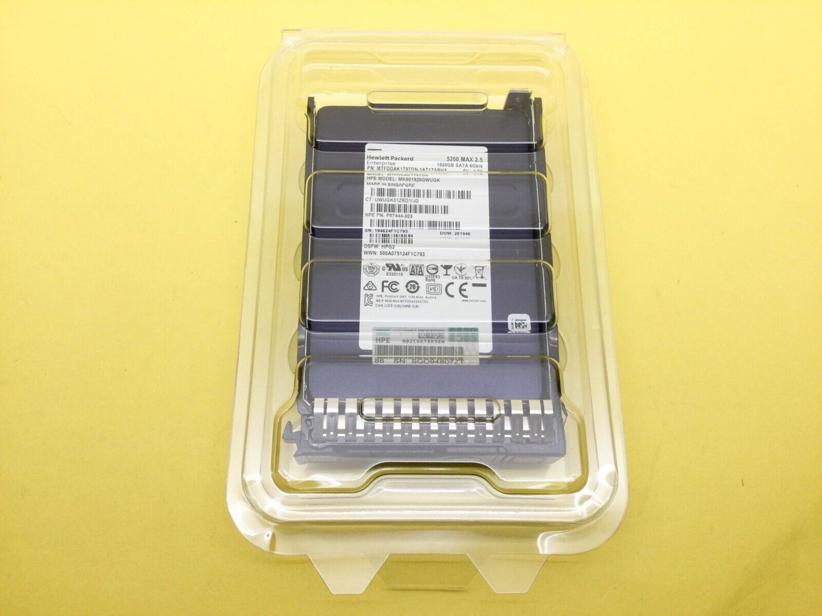 P07930-B21 HPE 1.92TB SATA 6G MIXED USE SFF SC SSD 1920GB P08694-001 New