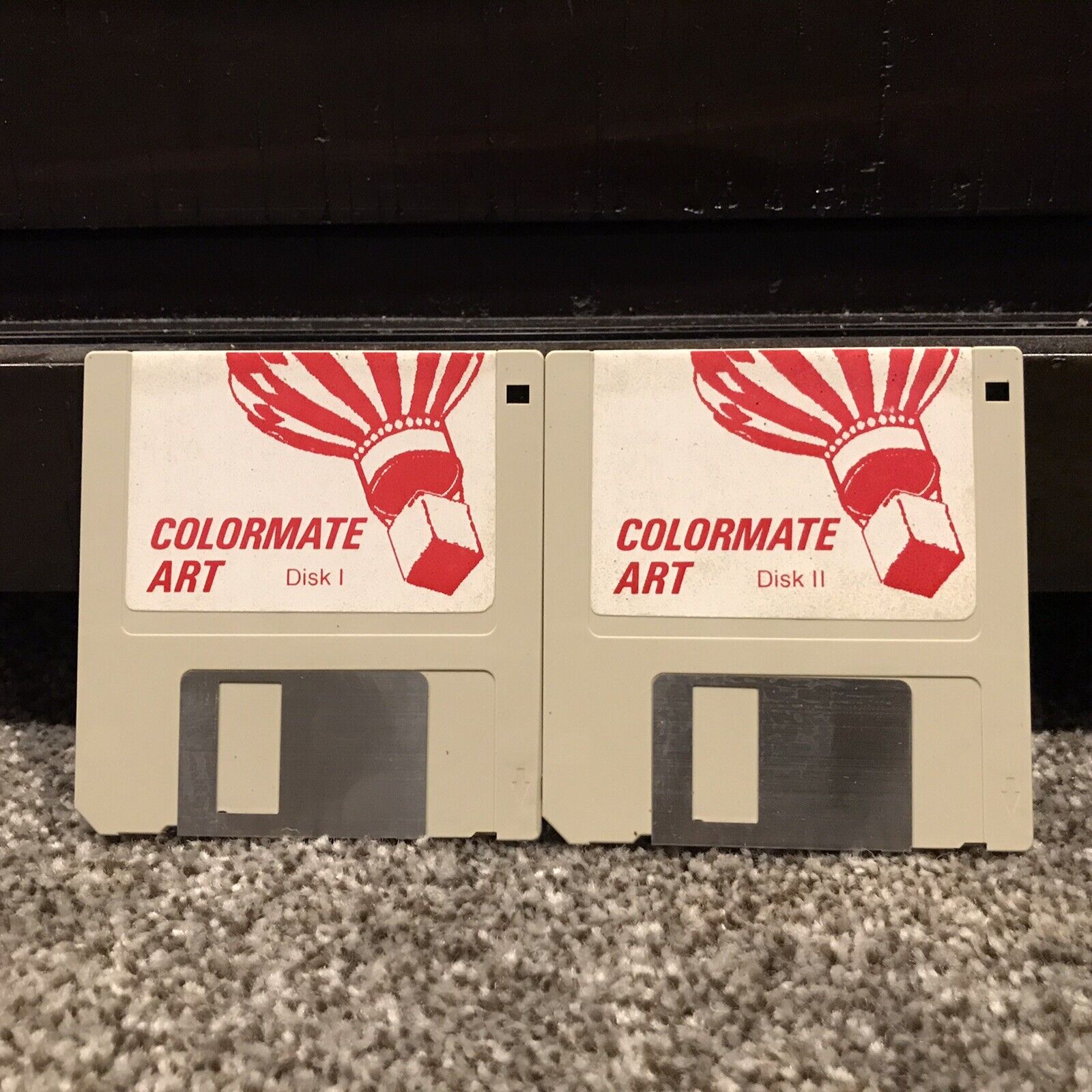 Vintage- ColorMate Art - Apple Macintosh Mac Disks- 1985