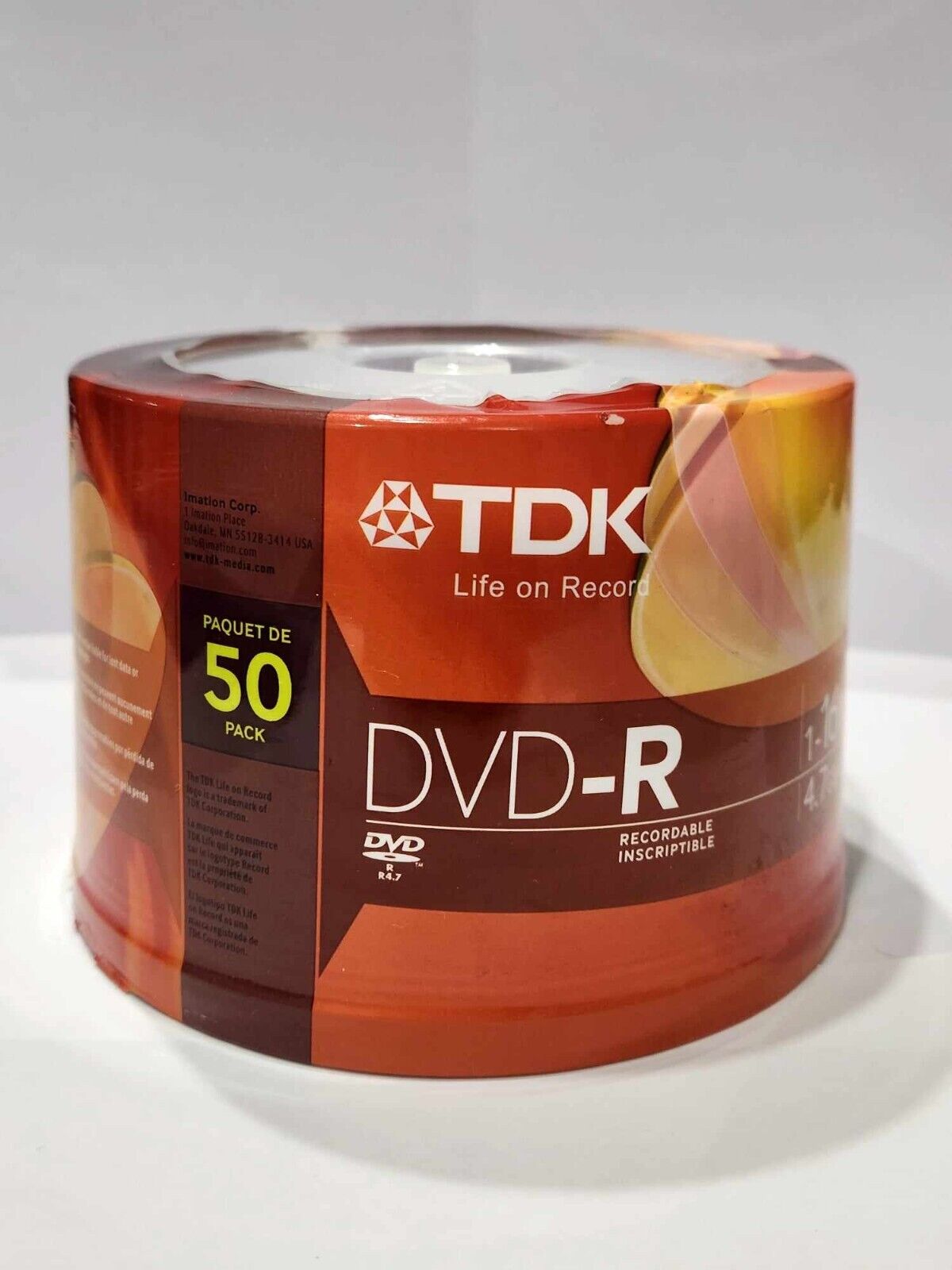 Sealed & Speedy: TDK DVD+R 50-Pack for High-Quality Recordings - Great Deal