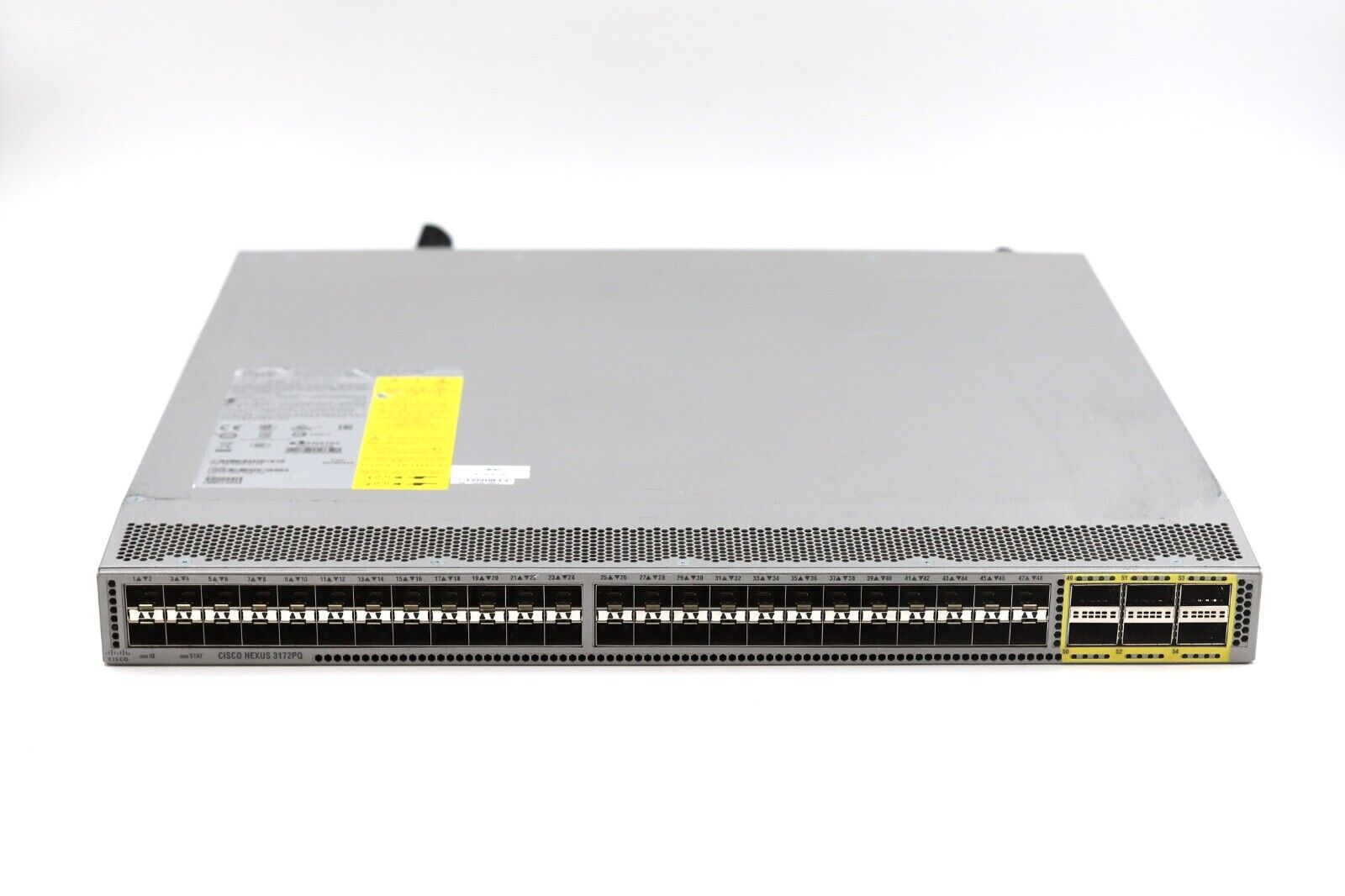 Cisco Nexus 3172PQ 48xSFP 10GbE 6xQSFP Network Switch P/N: N3K-C3172PQ-10GE V02
