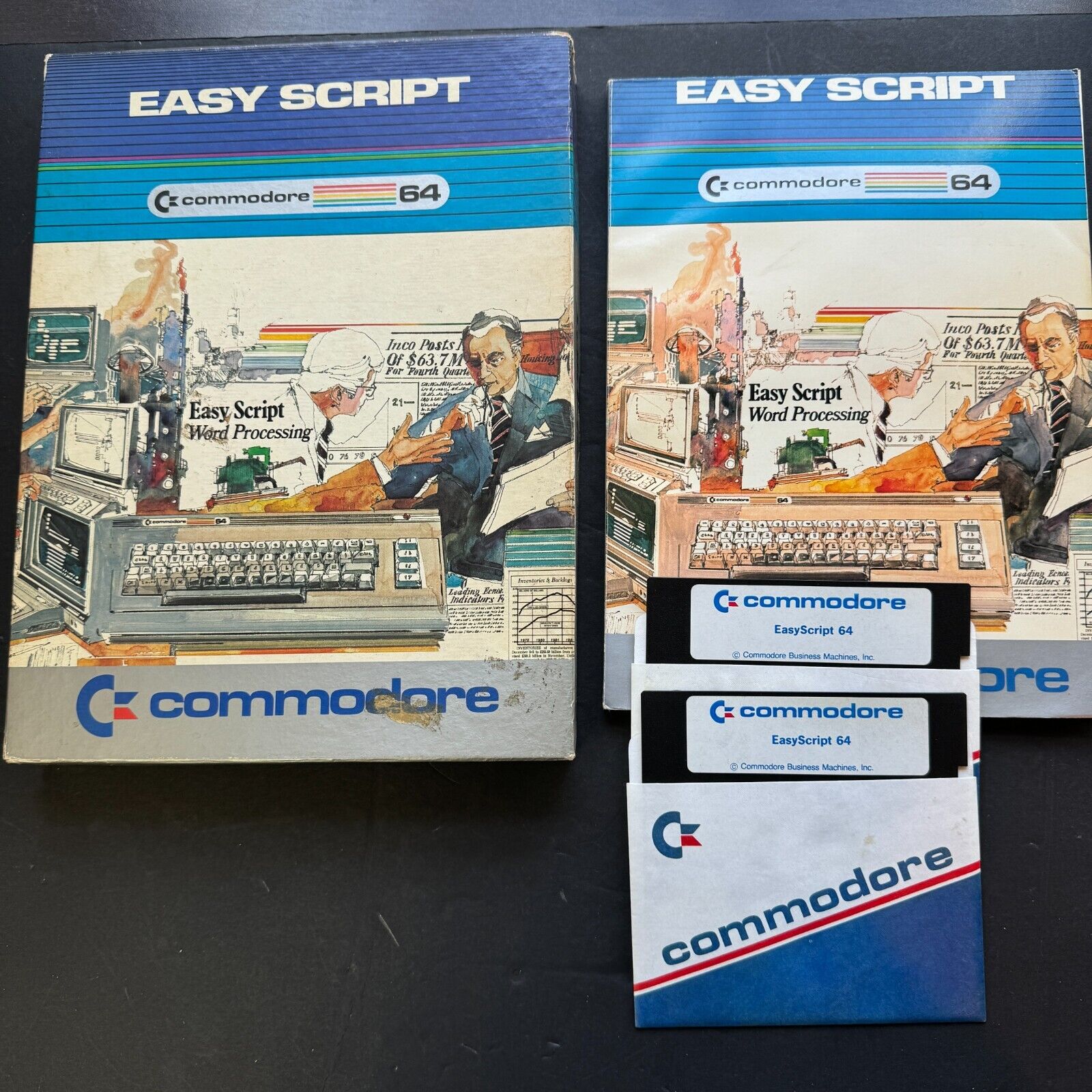 Vintage 1983 Commodore 64 Easy Script Word Processing Software