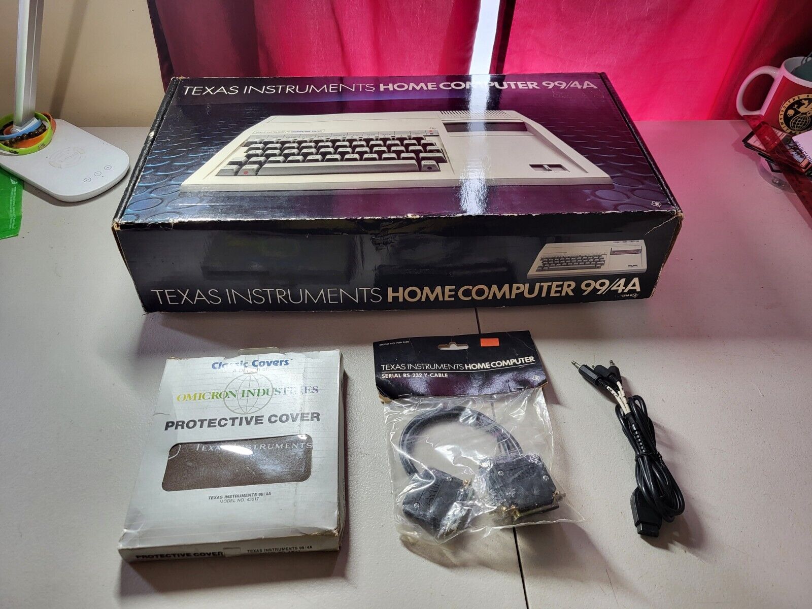 NOS Vintage Texas Instruments TI99/4A Home Computer, New Old Stock Open Box #1