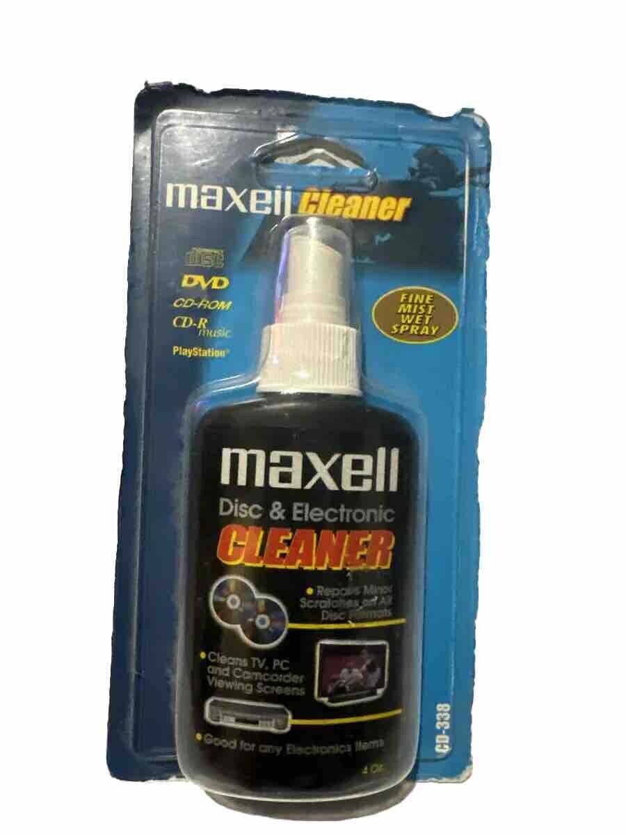 Rare  Maxwell Disc Electronic Cleaner Solution VTG 4oz NIP
