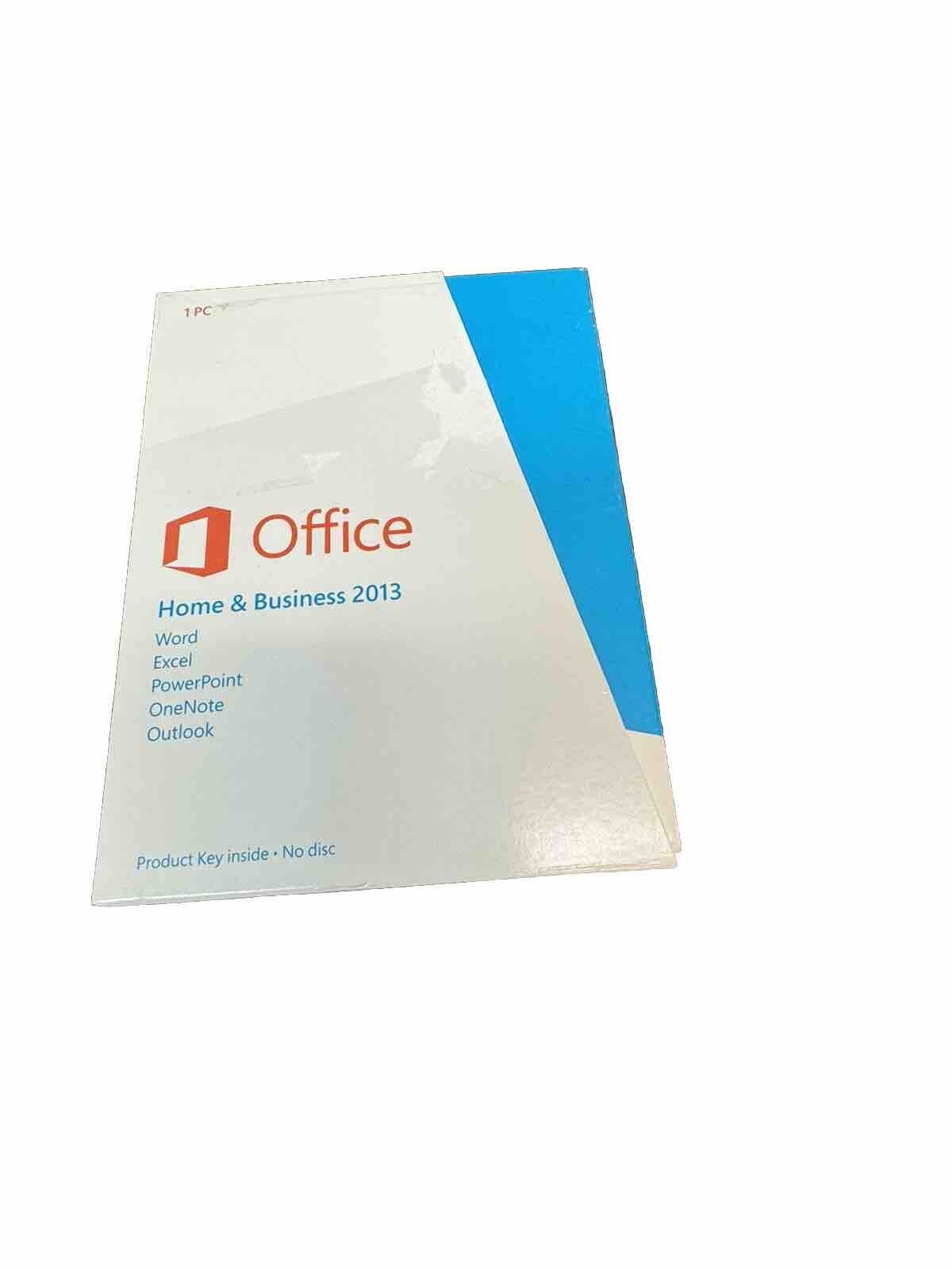 Microsoft Office T5D-01575 Retail Home and Business 2013 Product Key Card - 1 PC