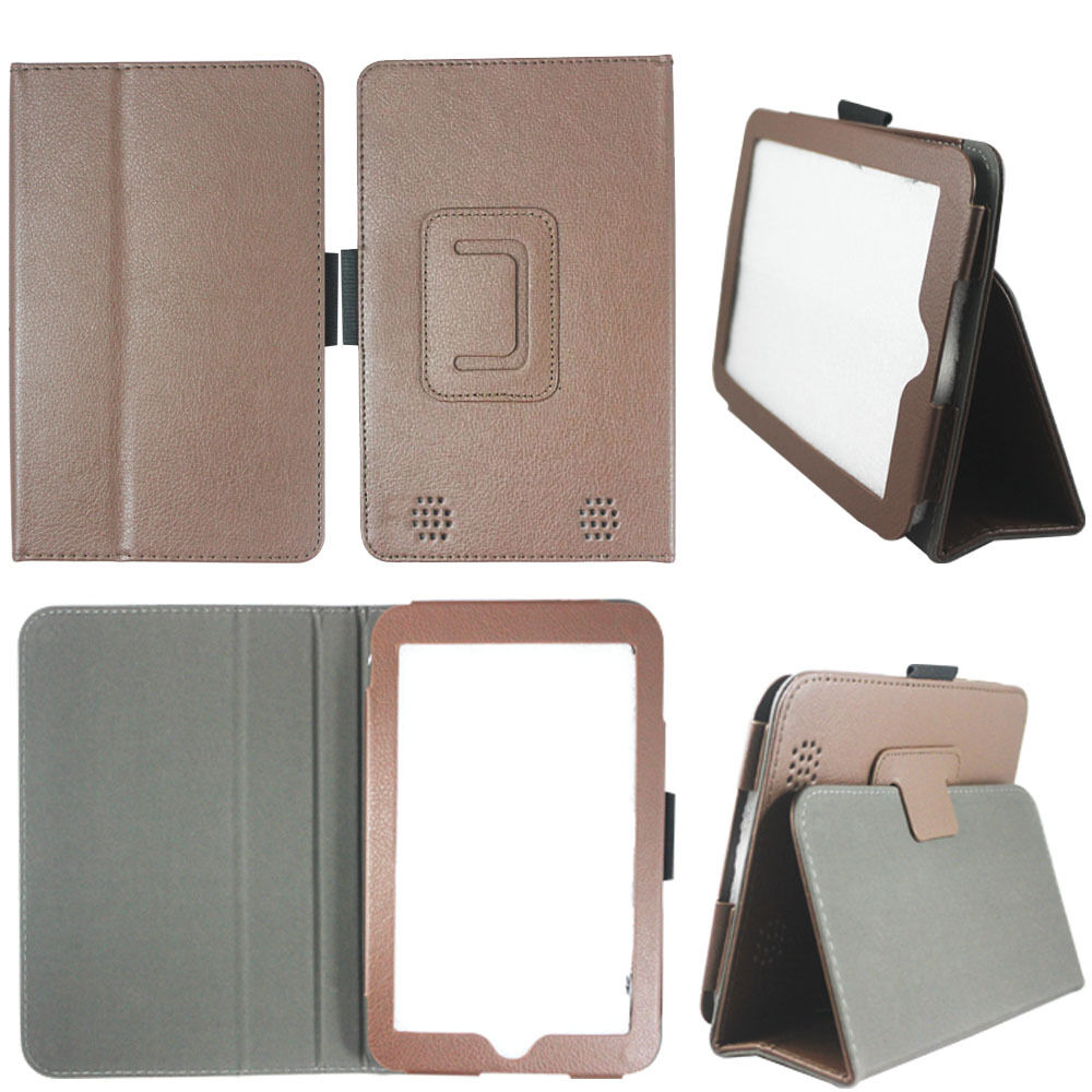 Case For LG G Pad 7.0 Syn Leather Slim Fit Folio Auto Wake / Sleep Cover