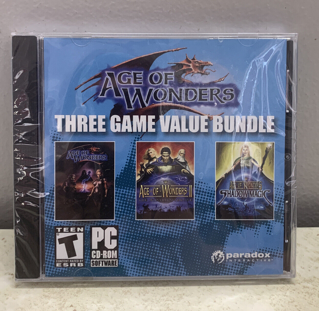 3 Game Bundle Age Of Wonders Shadow Magic + Age Of Wonders 2 PC CD ROM 2019
