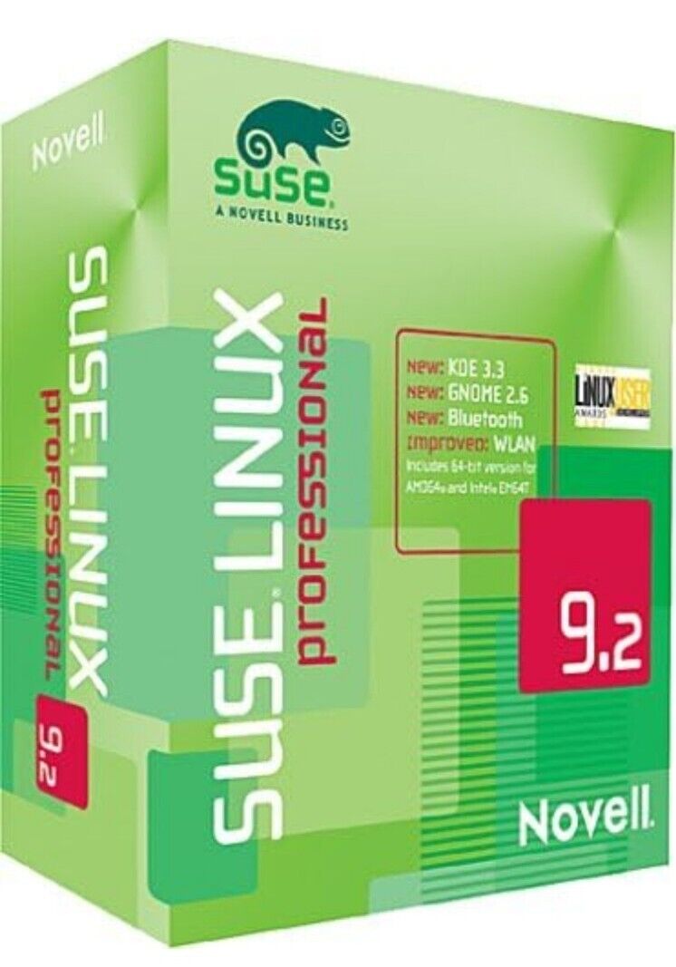 Novell SUSE LINUX Professional 9.2 Operating System Software