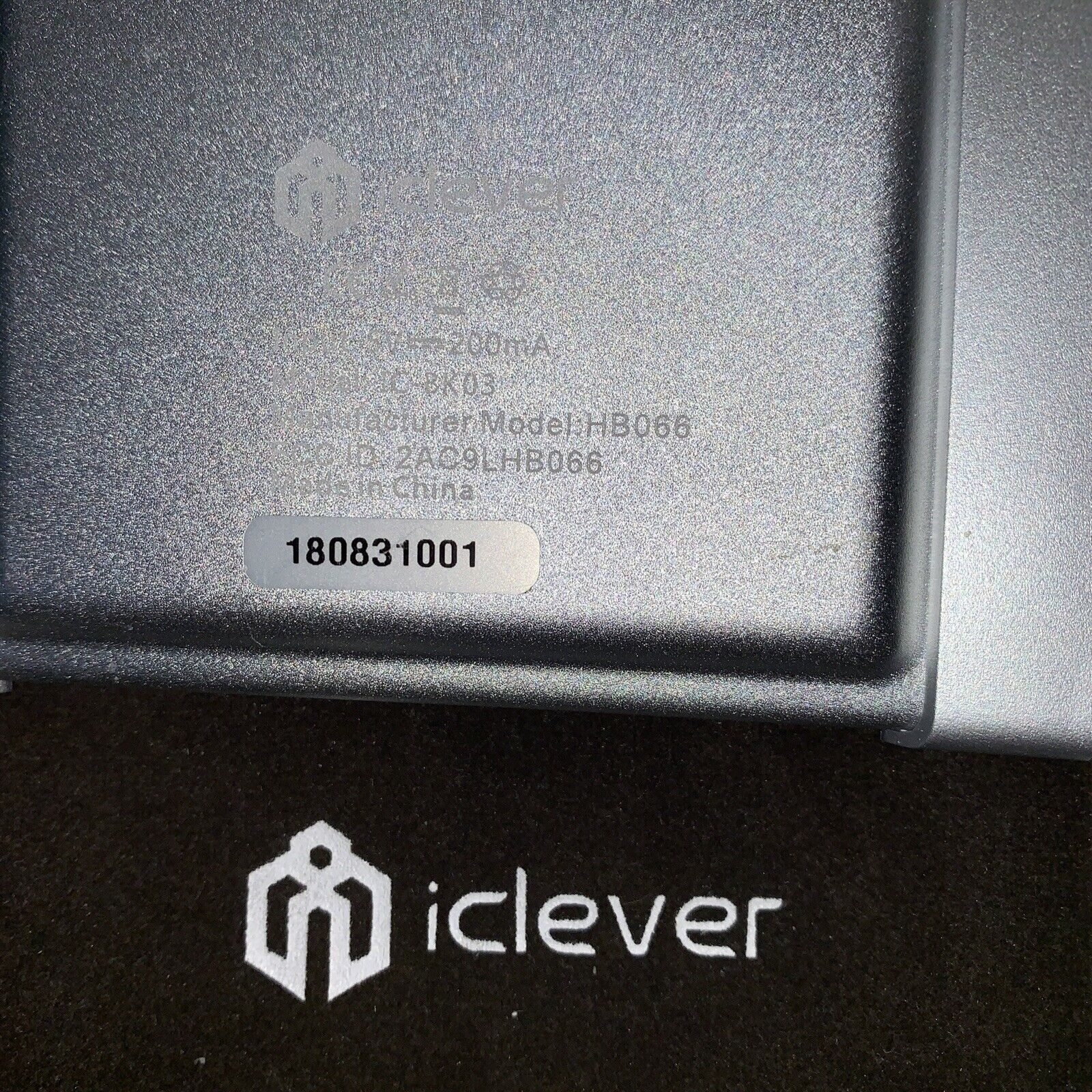 iClever Ultra Slim Mini Bluetooth Wireless Folding Aluminum Keyboard IC-BK03